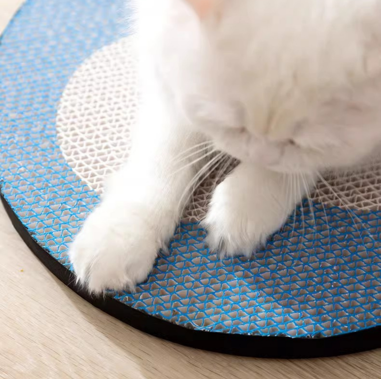 Wall-Mount Corrugated Cardboard Cat Scratcher - {{product.type}} - PawPawUp