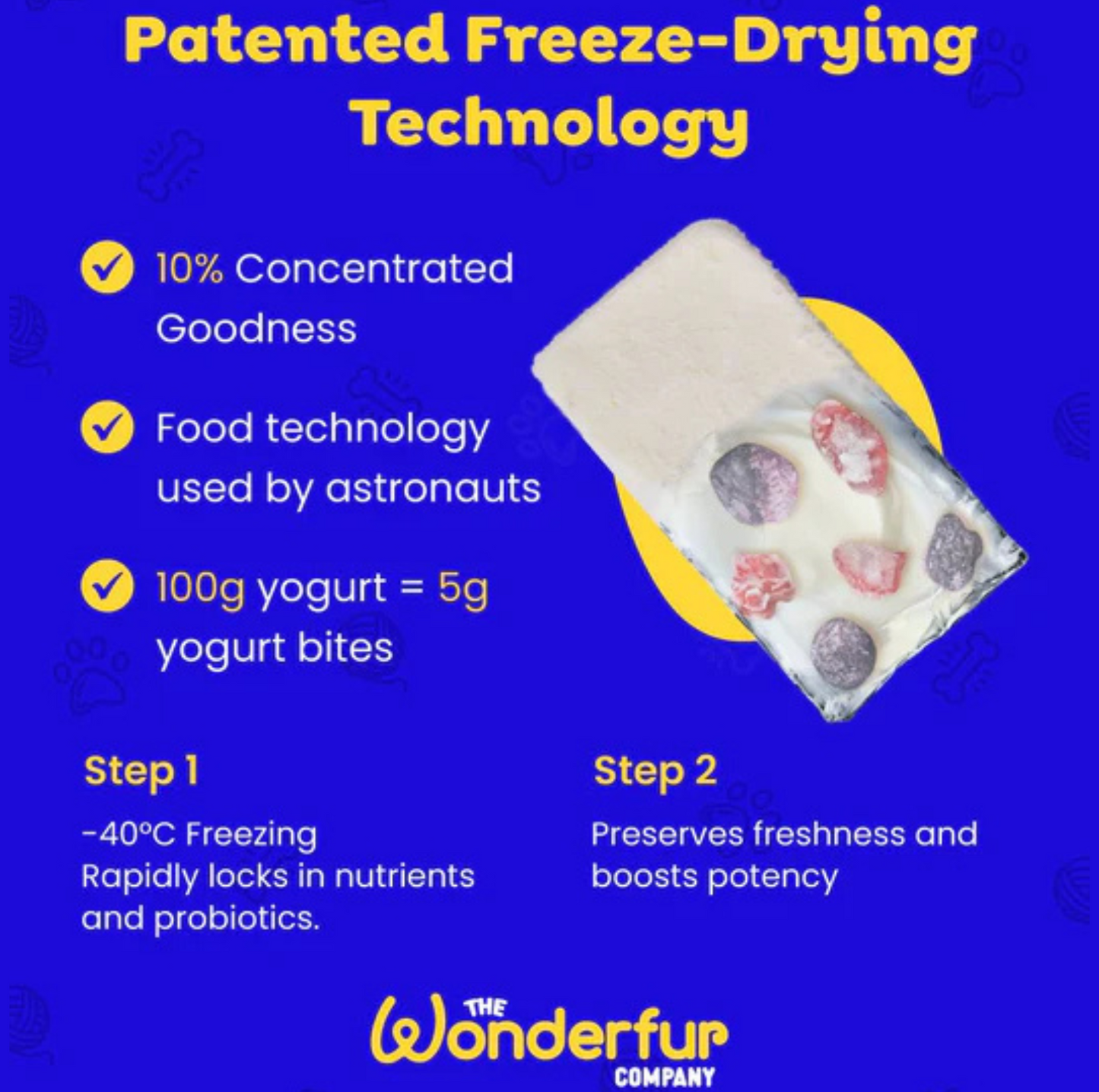Wonderfur Bites Senior Support for Cats - Freeze-Dried Functional Yogurt Bites - {{product.type}} - PawPawUp