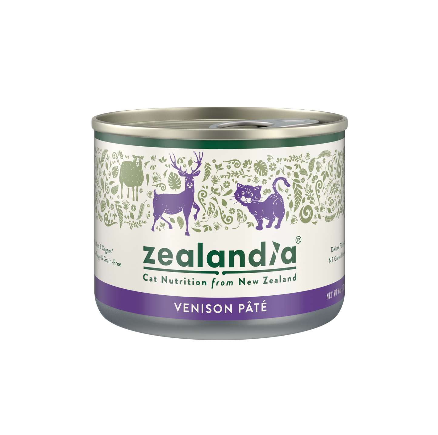 Zealandia Grain Free Venison Pate Adult Cat Wet Food 170g - {{product.type}} - PawPawUp