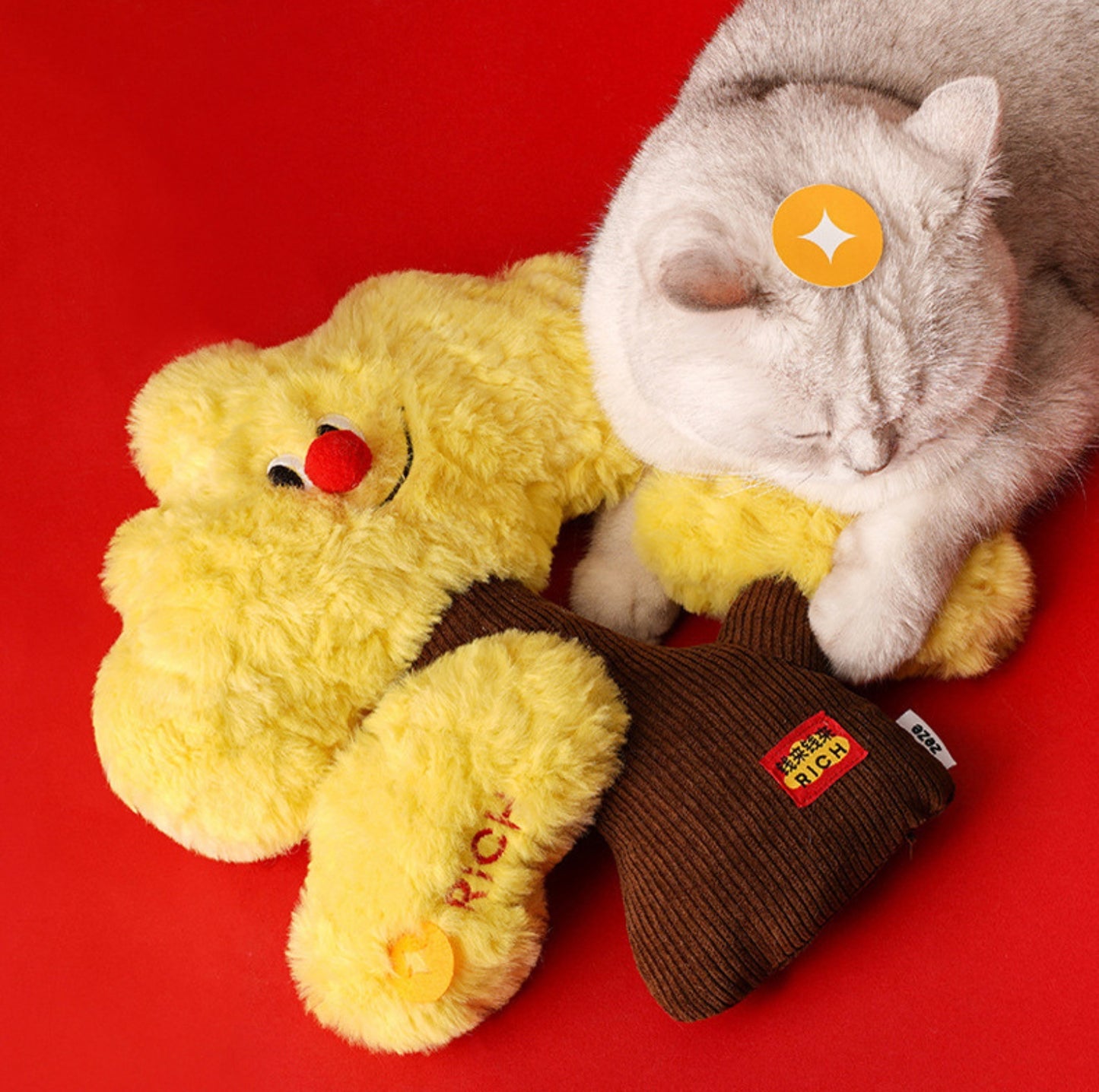 Zeze Golden Pine Catnip Toy - {{product.type}} - PawPawUp