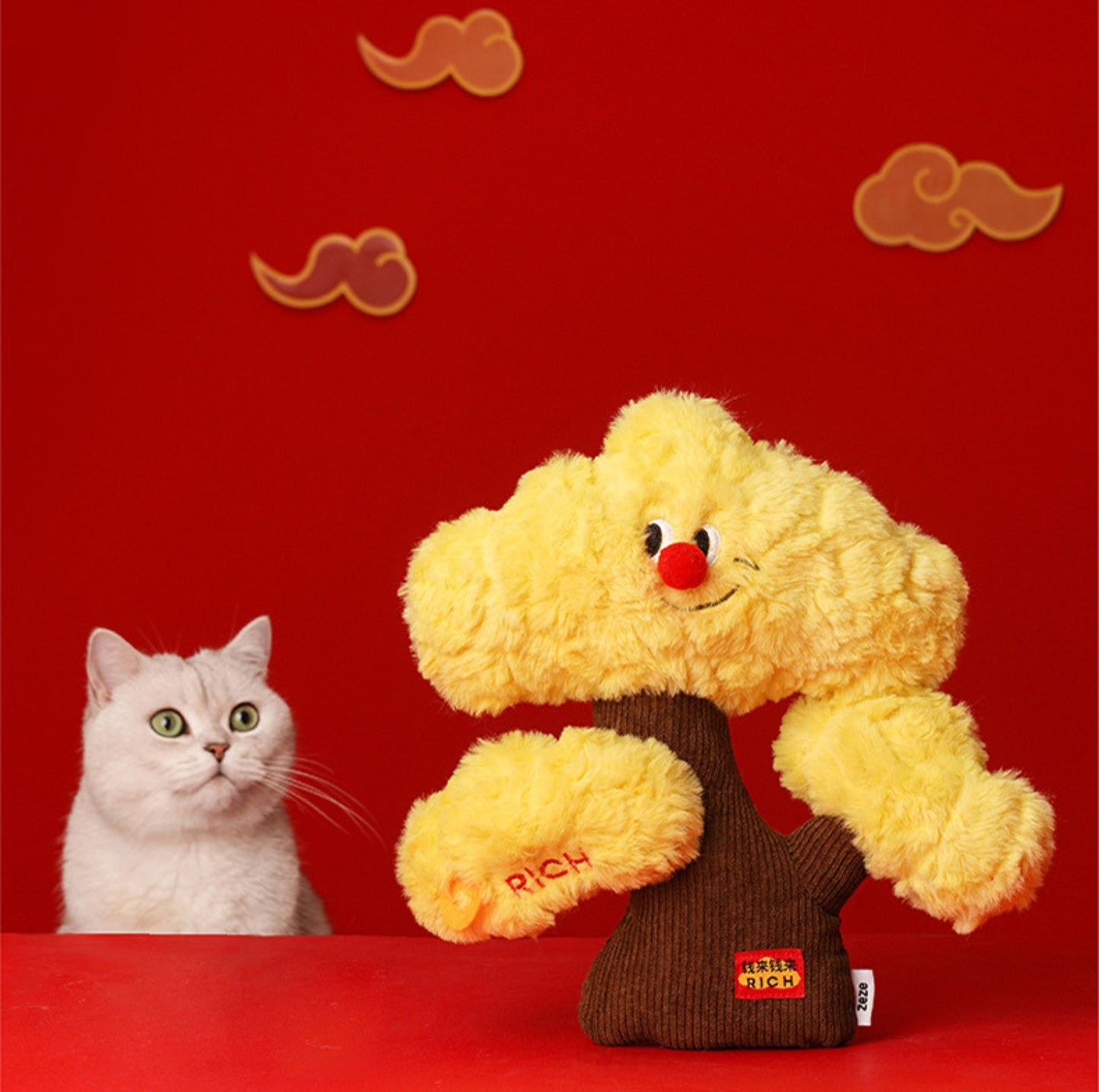Zeze Golden Pine Catnip Toy - {{product.type}} - PawPawUp
