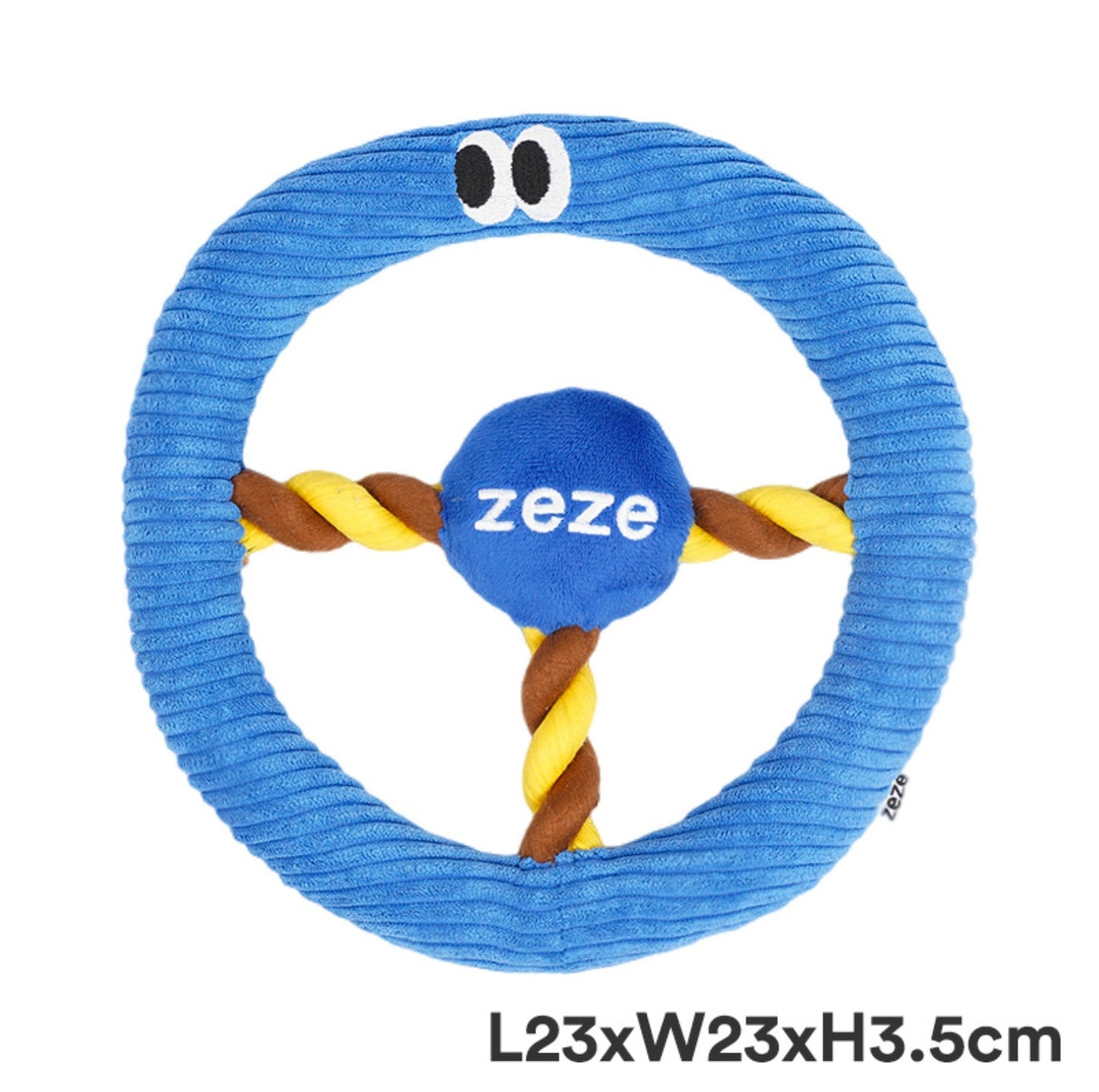 ZEZE Steering-Wheel Shaped Dog Toy - {{product.type}} - PawPawUp