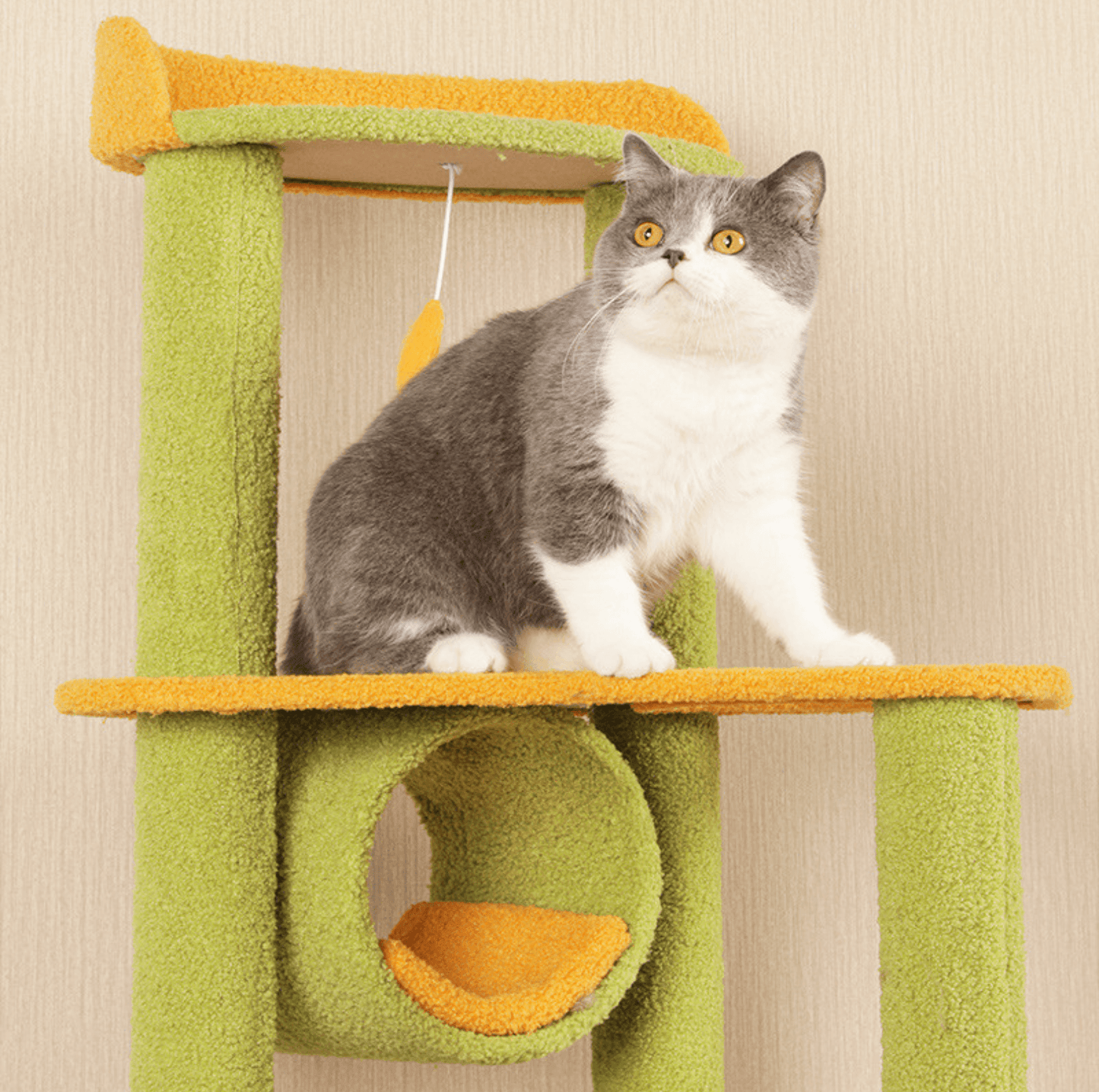 Tropical Rainforest Climbing Frame Cat Tree With Scratching Posts - {{product.type}} - PawPawUp