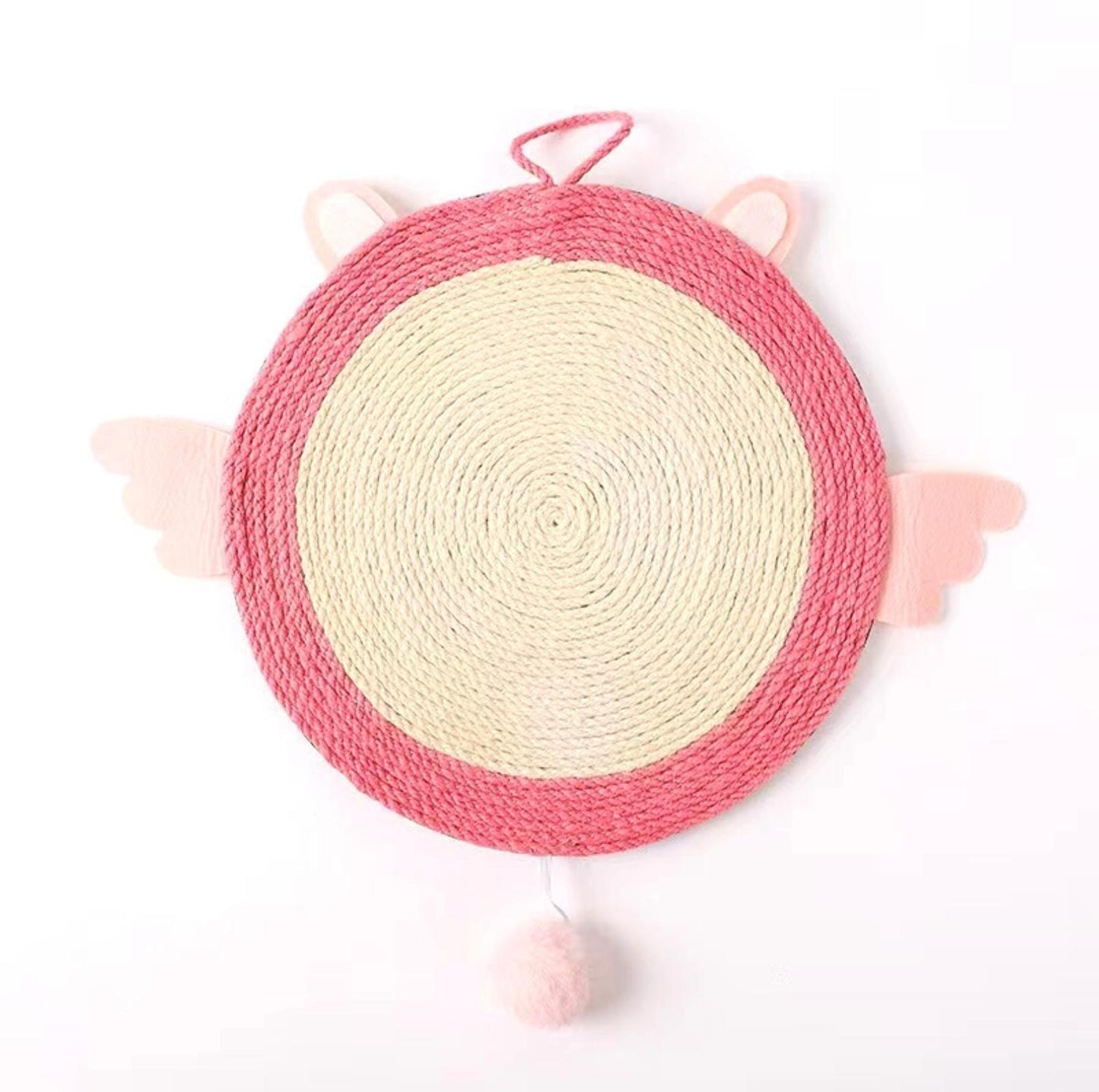 Angel Sisal Cat Scratching Mat | Eco-Friendly Hemp Rope Cat Scratcher - {{product.type}} - PawPawUp