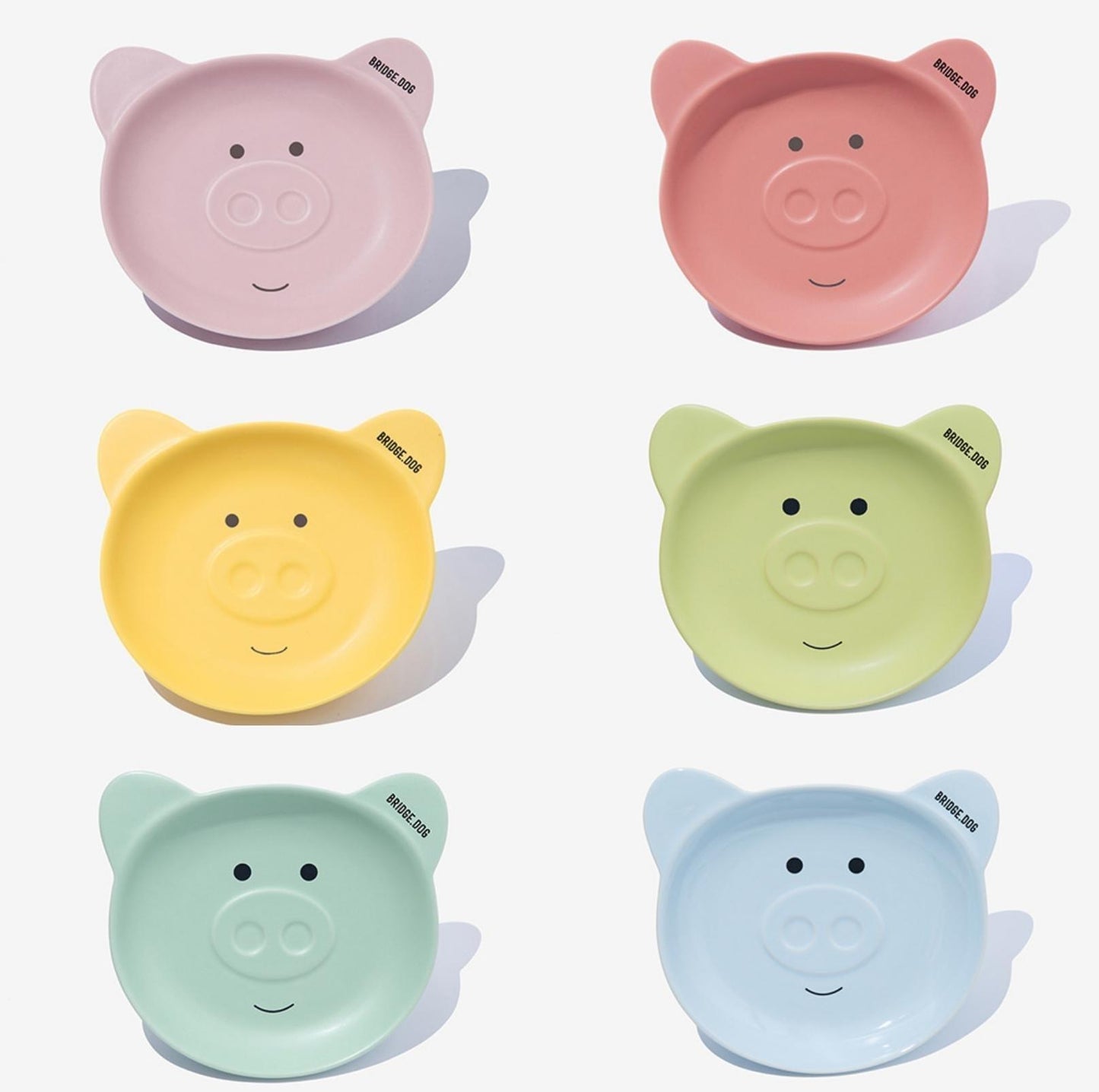 BRIDGE DOG Pet Bowl - Piggy Dish (Matte & Glossy) - {{product.type}} - PawPawUp