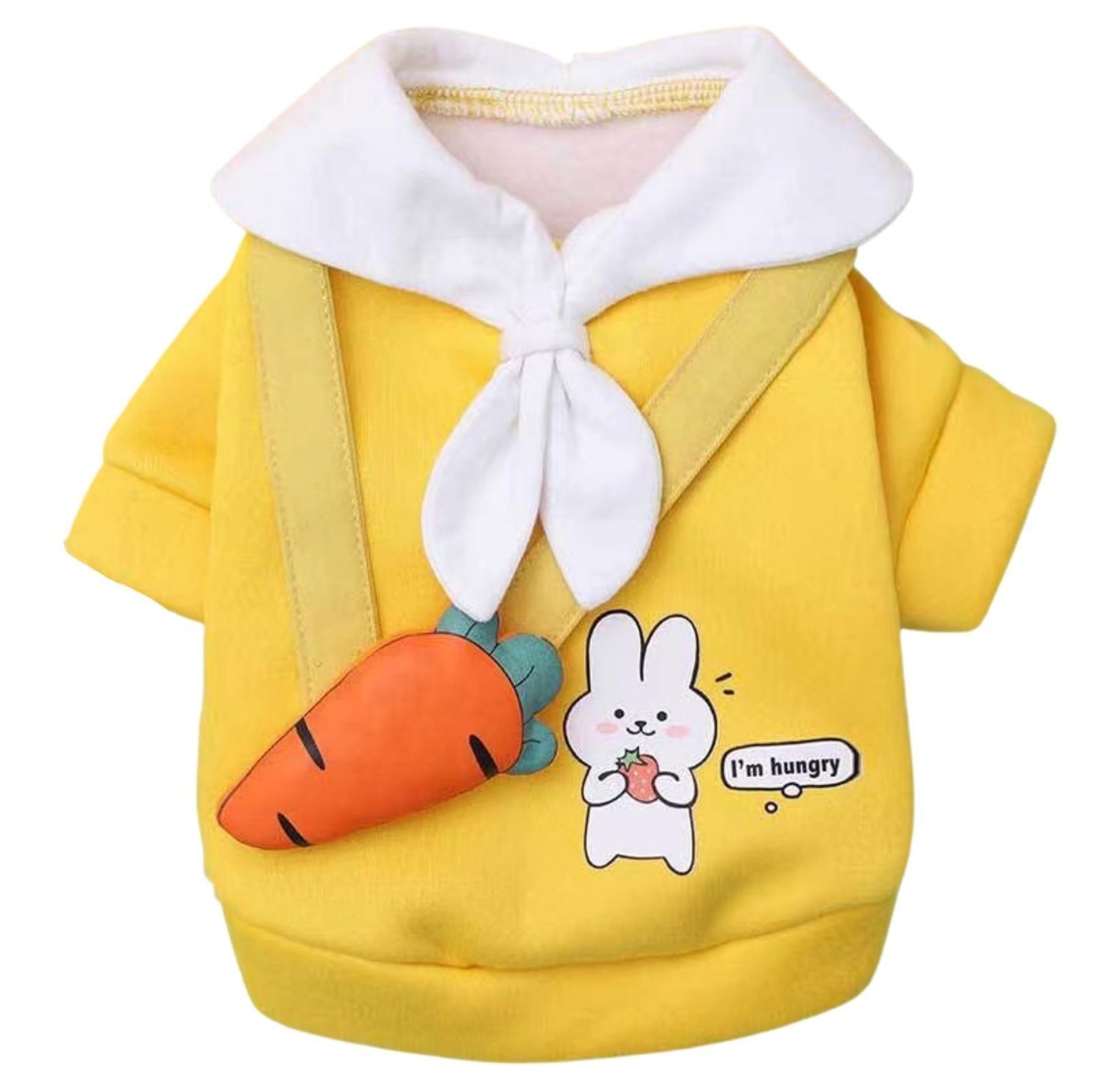 Cartoon Dog and Cat Warm Sweater With Crossbody Bag Pet Apparels - {{product.type}} - PawPawUp