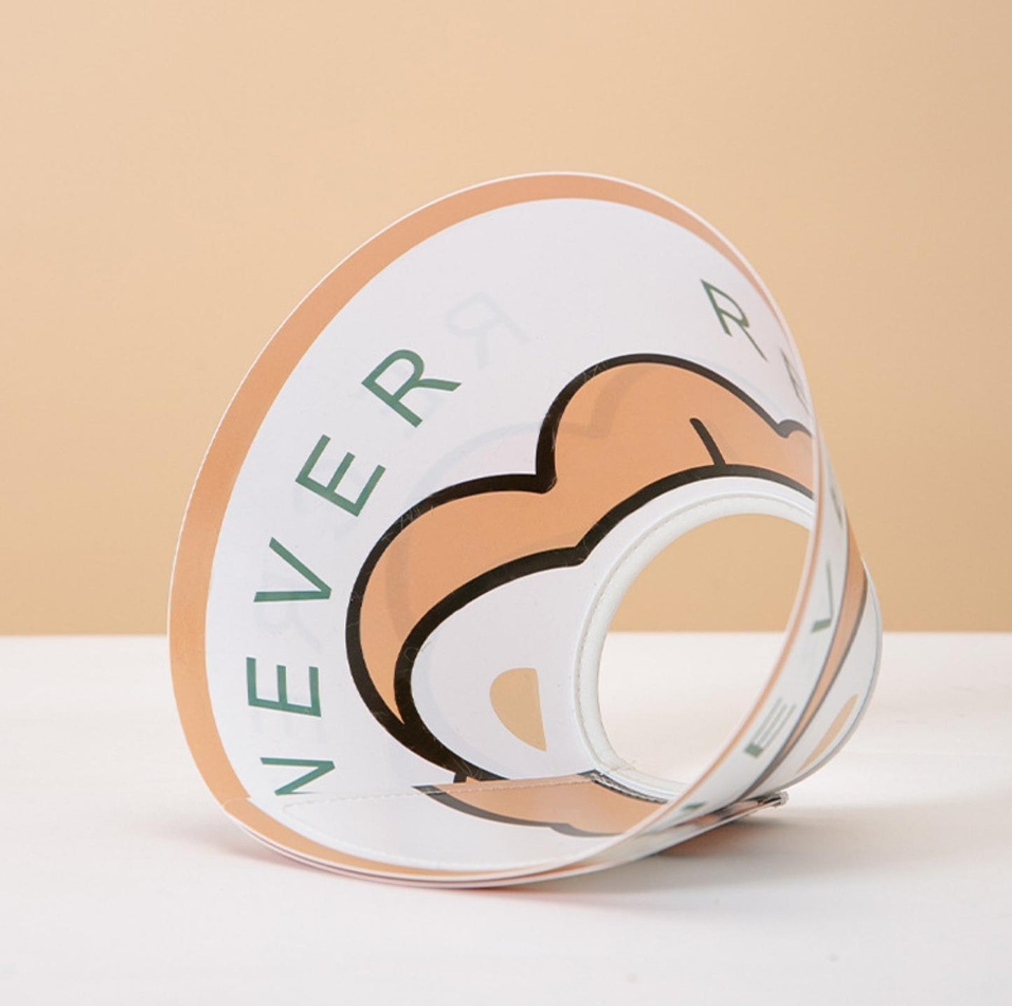 Cartoon Pattern Velcro E-Collar for Pet Recovery - Sizes S to L - {{product.type}} - PawPawUp