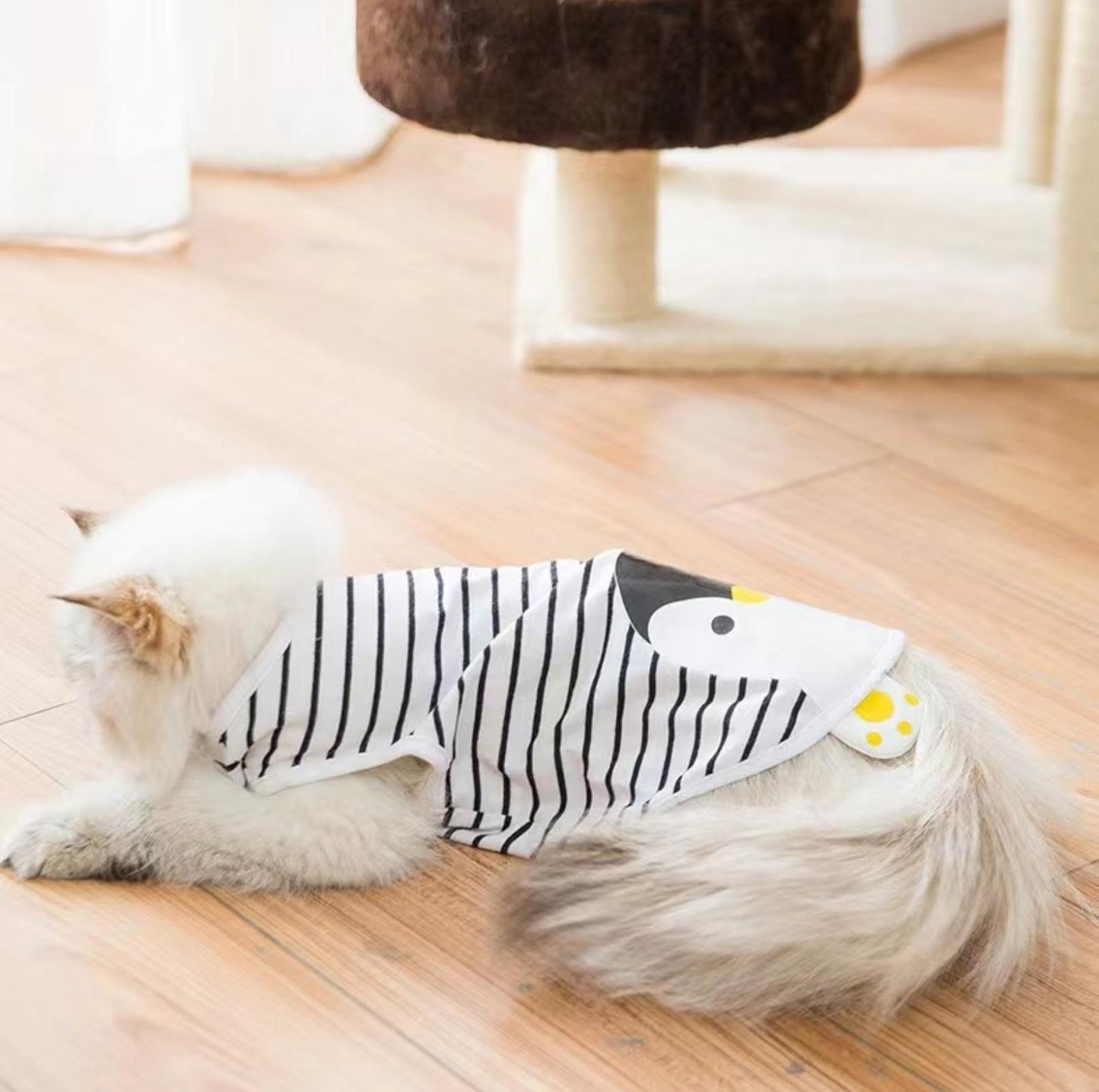 Cartoon Penguin Spring/Summer Cat Vest Pet Apparel - {{product.type}} - PawPawUp