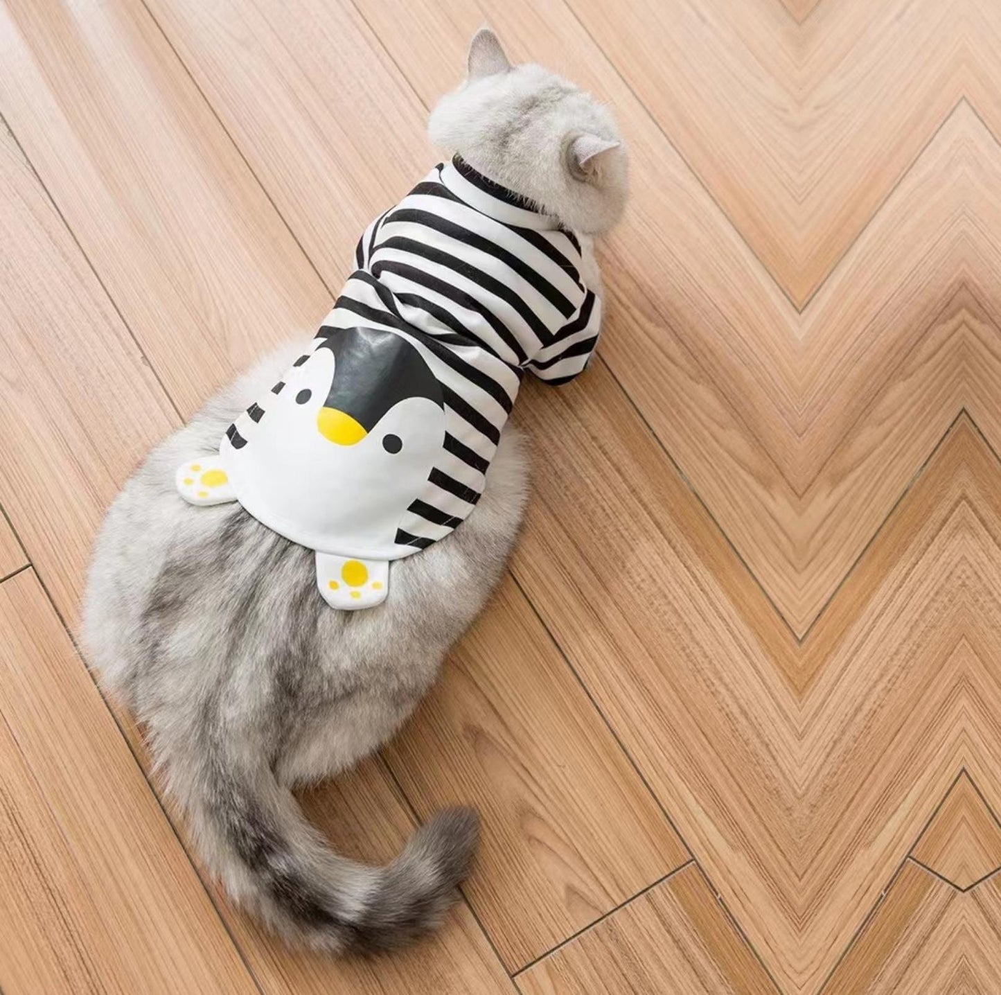Cartoon Penguin Spring/Summer Cat Vest Pet Apparel - {{product.type}} - PawPawUp