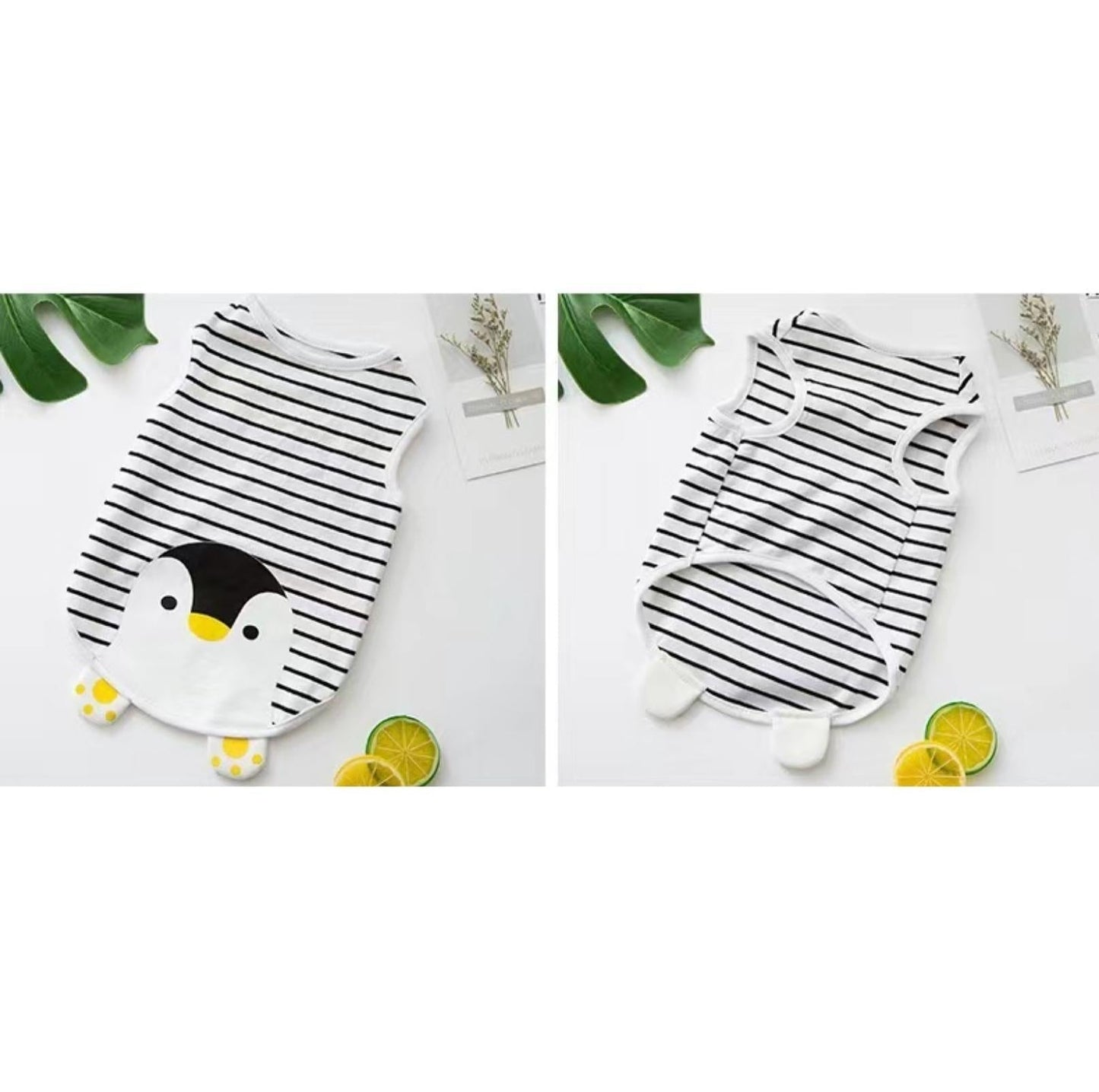 Cartoon Penguin Spring/Summer Cat Vest Pet Apparel - {{product.type}} - PawPawUp