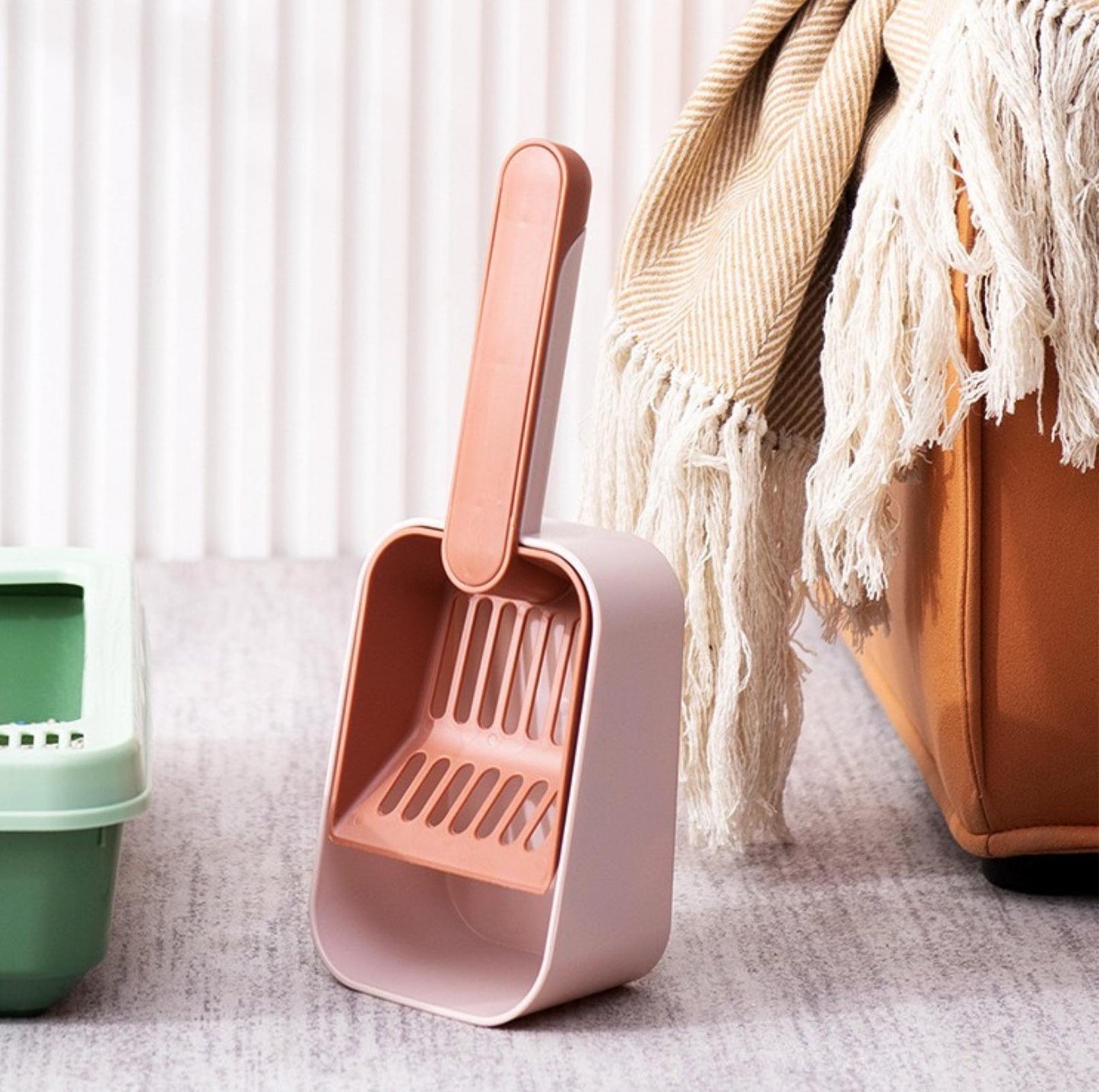 Cat Litter Scoop and Dustpan Combo - Easy Waste Disposal - {{product.type}} - PawPawUp