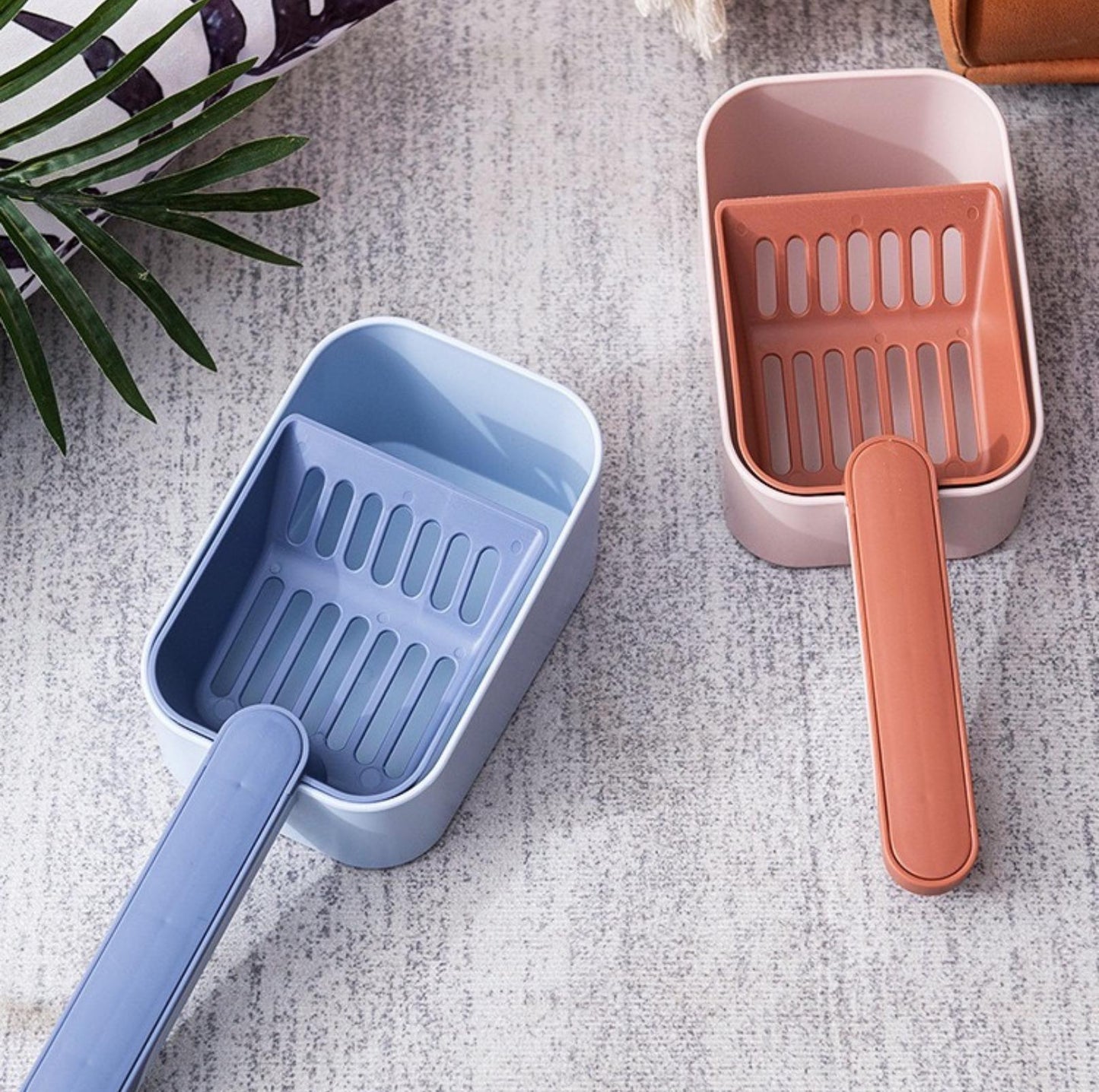 Cat Litter Scoop and Dustpan Combo - Easy Waste Disposal - {{product.type}} - PawPawUp