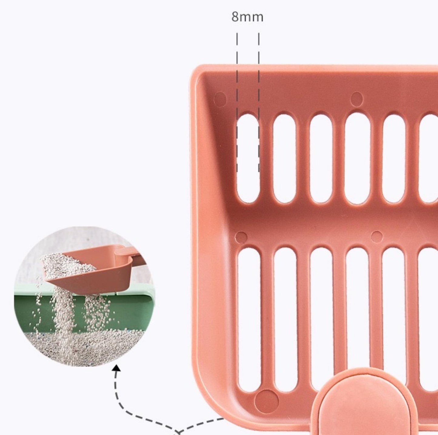 Cat Litter Scoop and Dustpan Combo - Easy Waste Disposal - {{product.type}} - PawPawUp