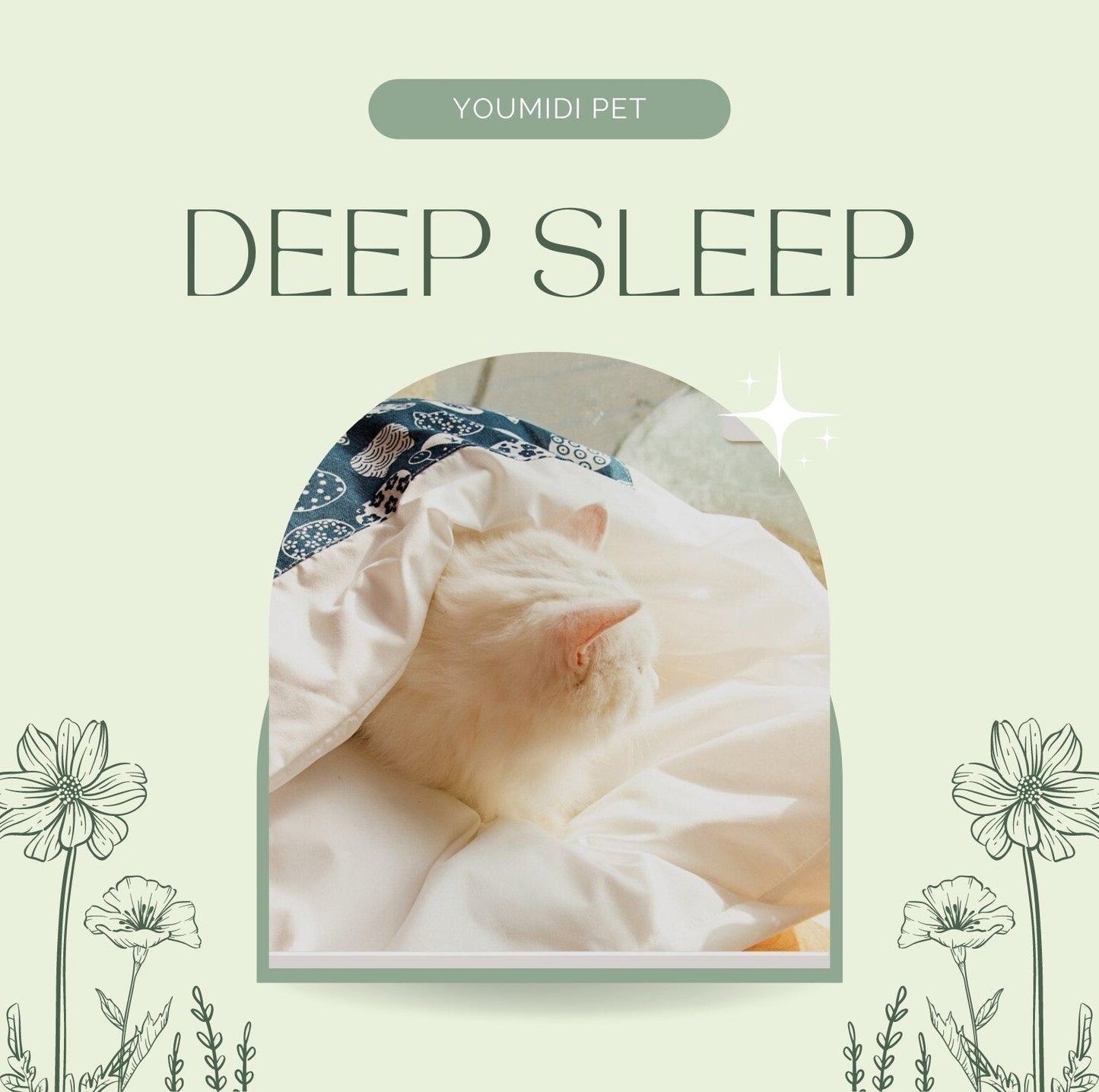 Japanese Style Sleeping Bag Cat Bed - {{product.type}} - PawPawUp