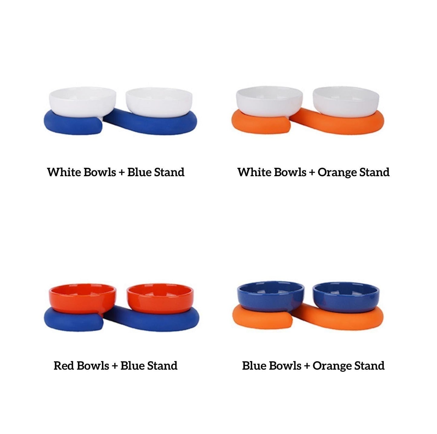 ZeZe Circle Pet Double Cat Bowls and Dog Bowls - {{product.type}} - PawPawUp