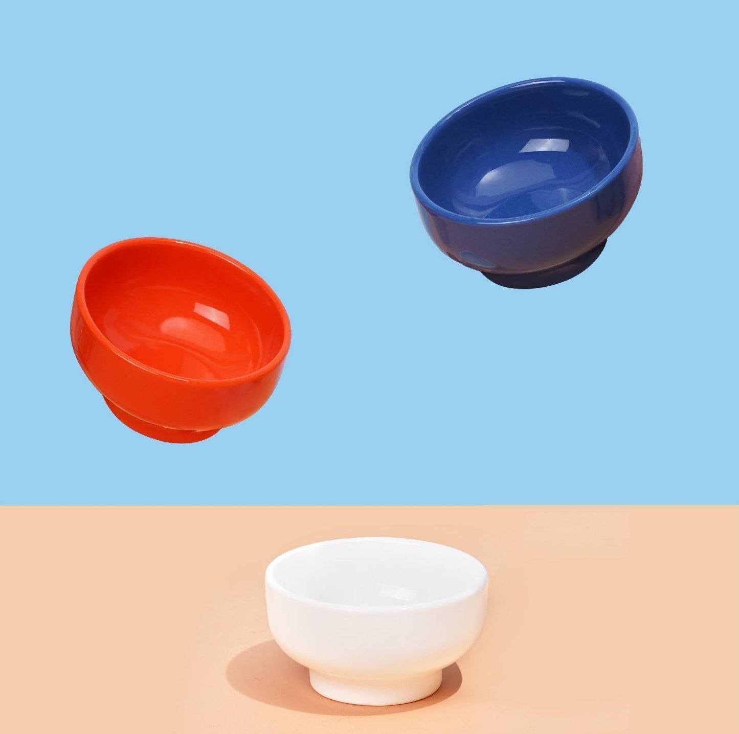 ZeZe Circle Pet Double Cat Bowls and Dog Bowls - {{product.type}} - PawPawUp