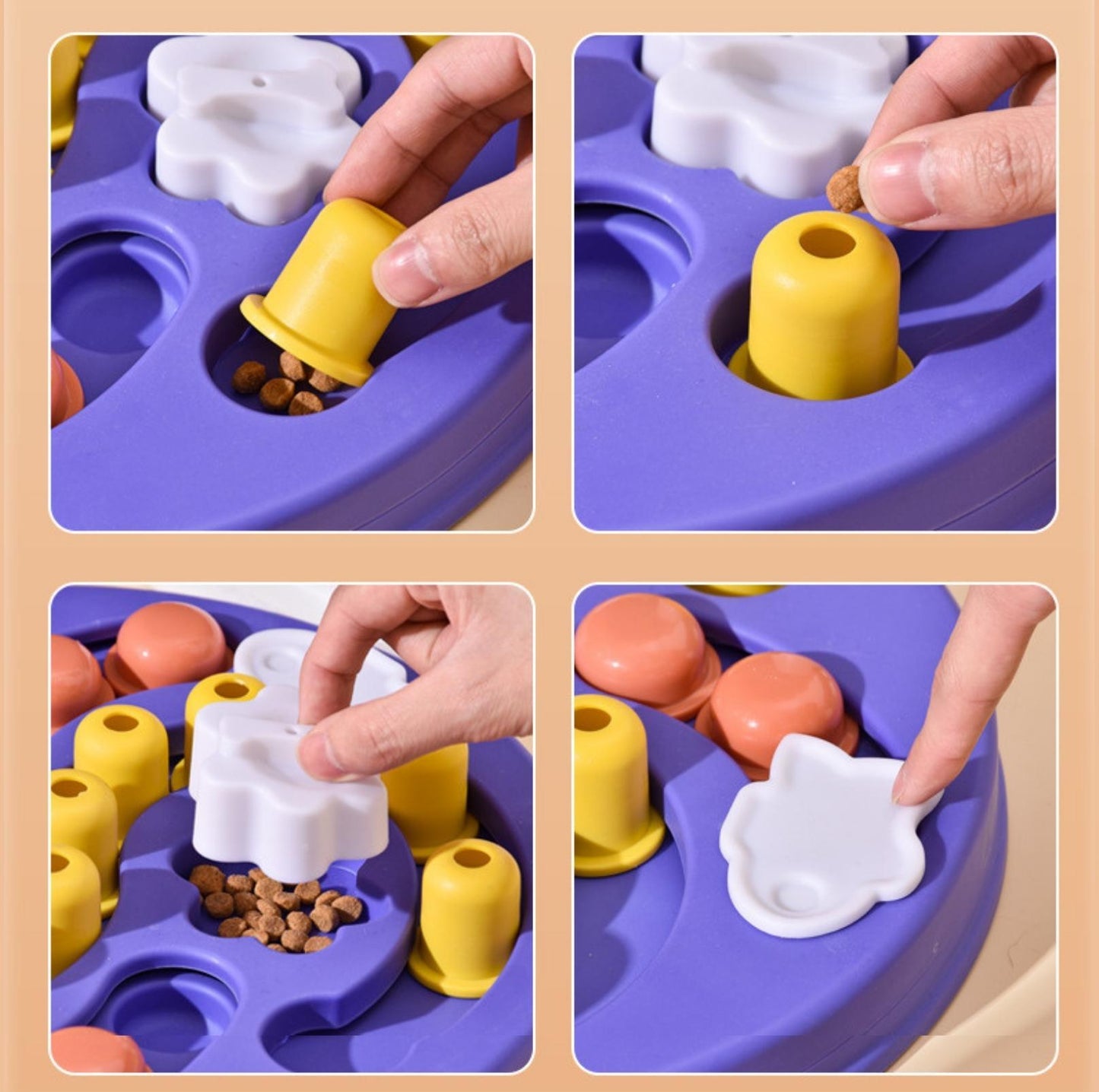 Colourful Dog Puzzle Toy Pet Intelligence Training Toy - {{product.type}} - PawPawUp
