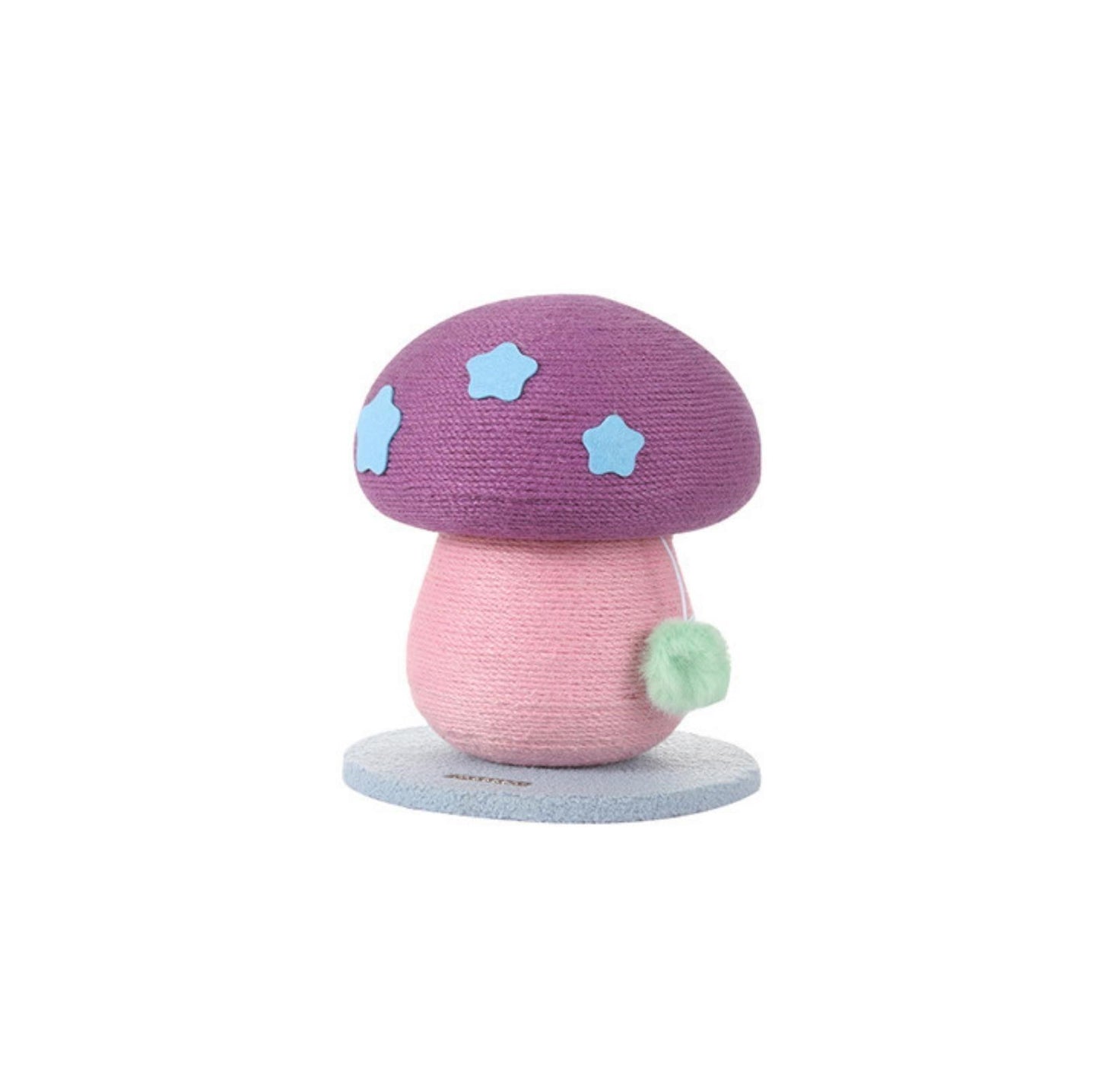 Colourful Mushroom Cat Scratching Post with Dangling Toy - Cat Scratcher - {{product.type}} - PawPawUp
