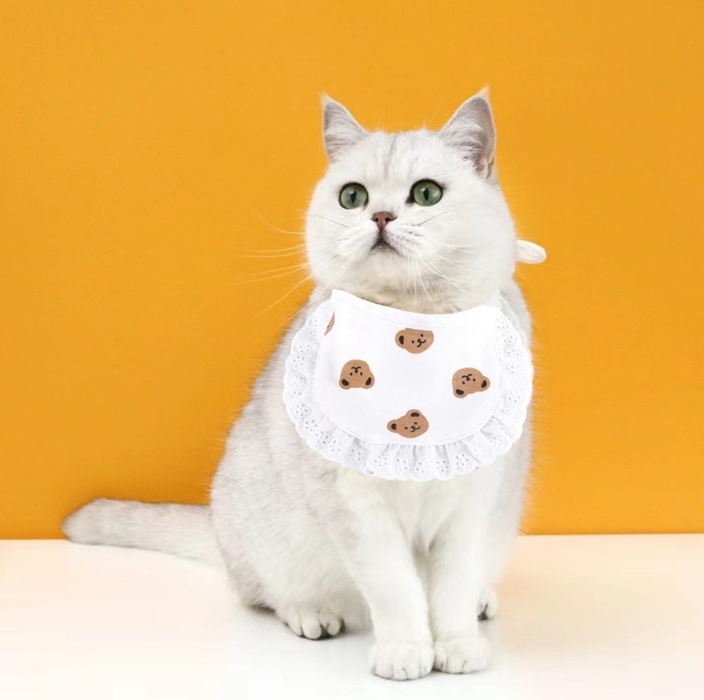 Cute Adjustable Cotton Pet Bibs In Multiple Designs - {{product.type}} - PawPawUp