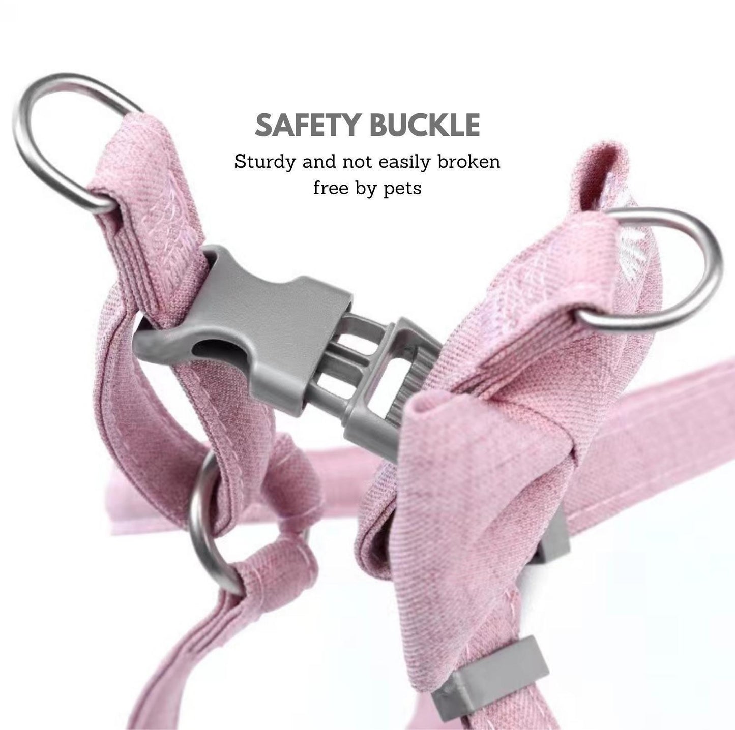 Cute Bow Pet Chest Harness and Leash | Stylish and Durable - {{product.type}} - PawPawUp