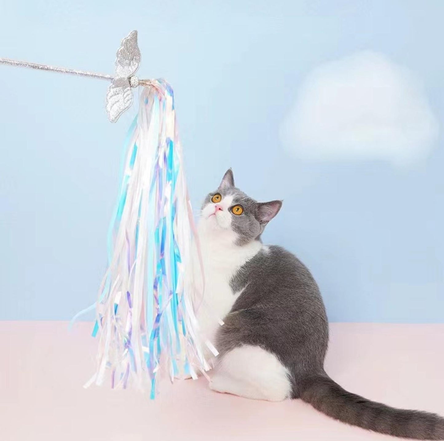 ZeZe Fairy Cat Wand Cat Stick Cat Toys - {{product.type}} - PawPawUp
