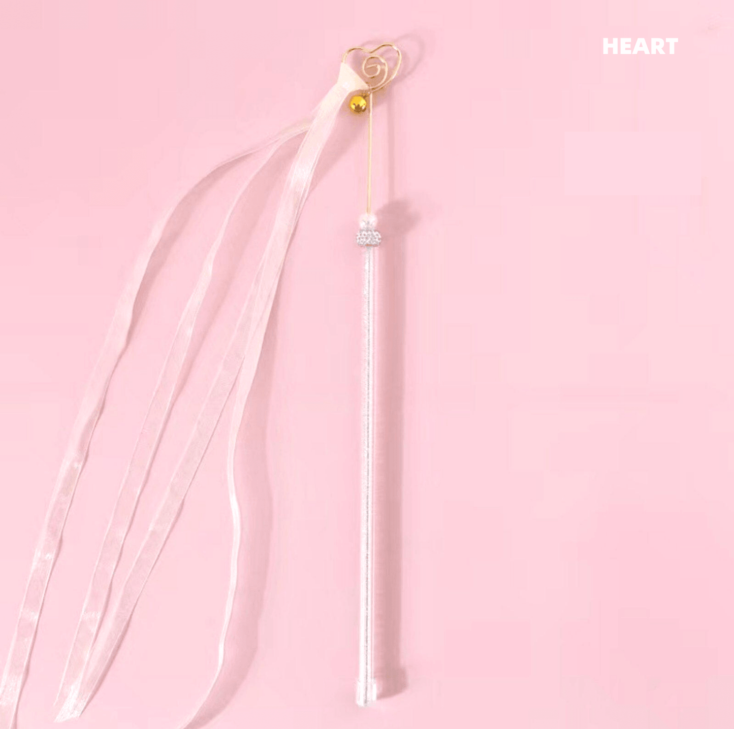 Fairy Ribbon Cat Wand Toy with Bell and Rhinestone - {{product.type}} - PawPawUp