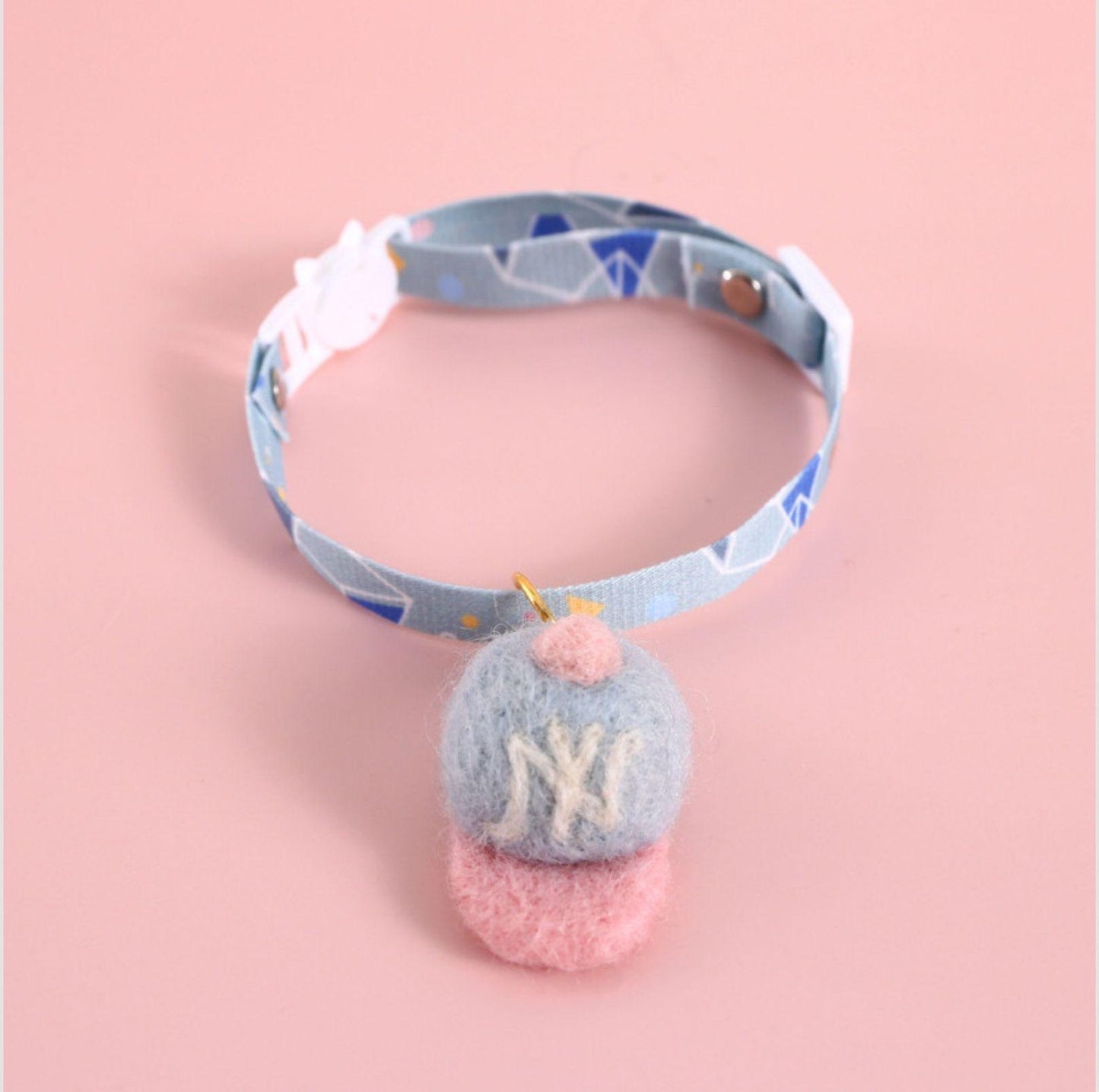Geometric Handcrafted Adjustable Pet Collar - {{product.type}} - PawPawUp