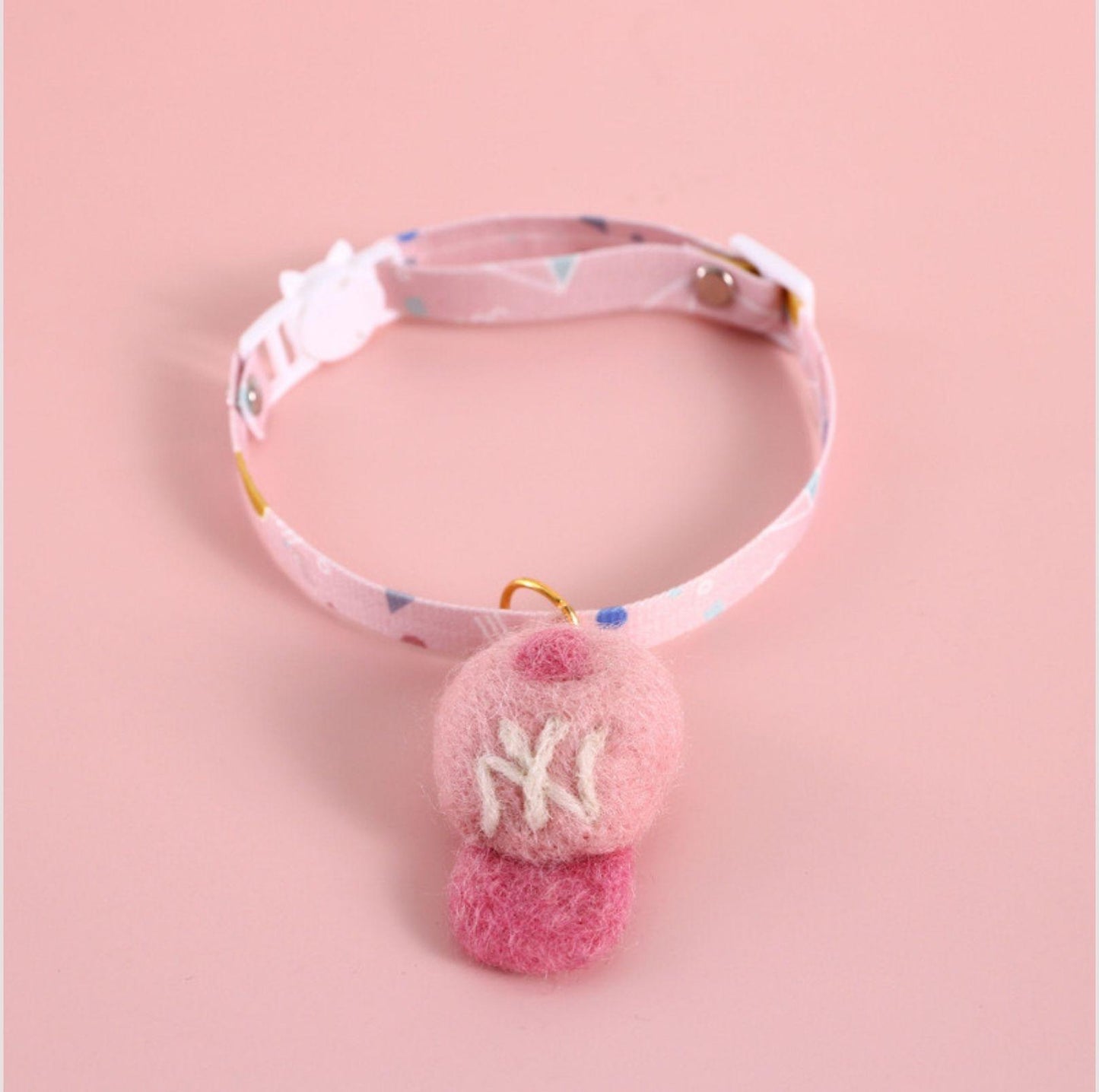 Geometric Handcrafted Adjustable Pet Collar - {{product.type}} - PawPawUp