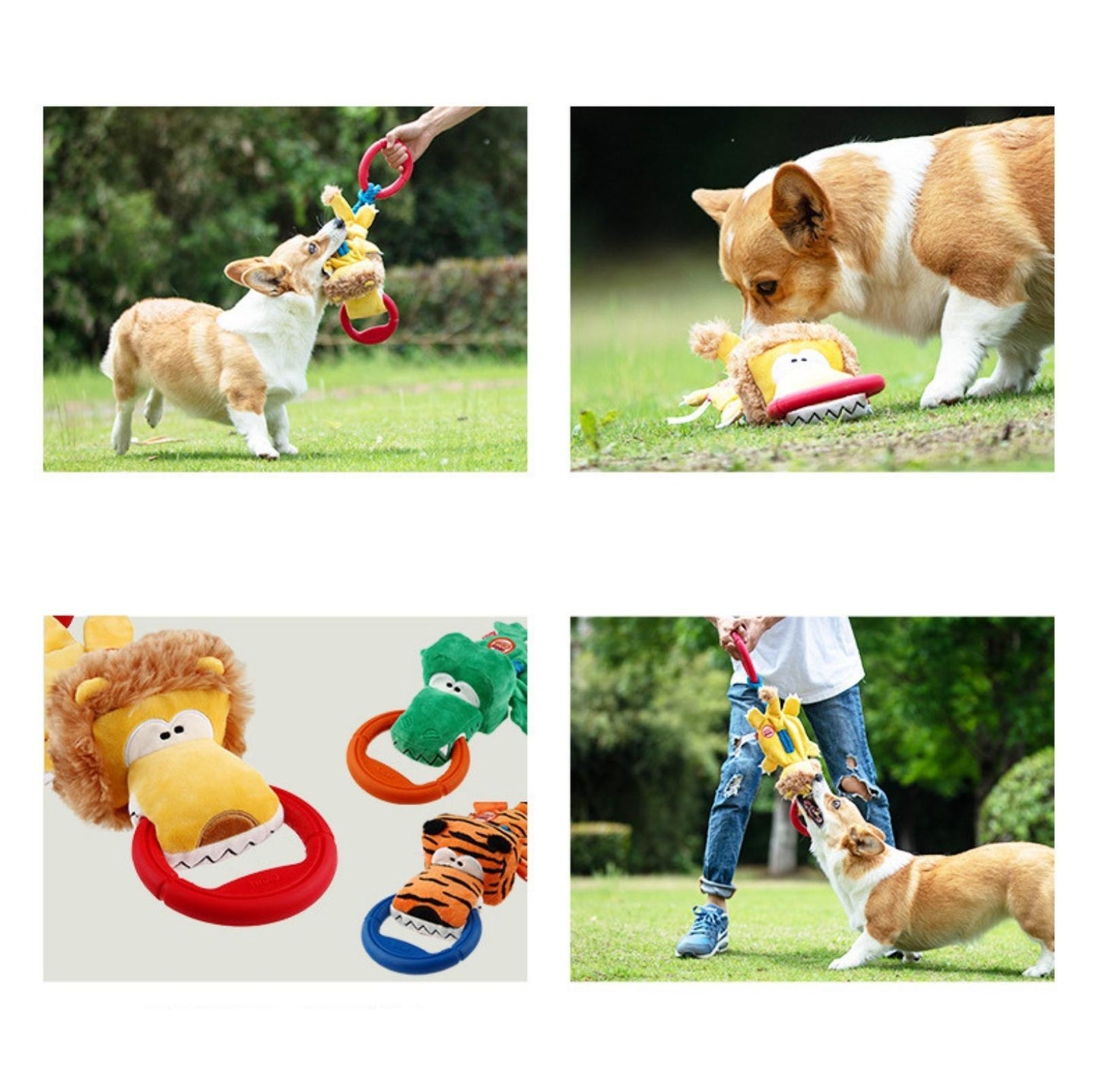 GiGwi Iron Grip - Plush Tug Toy for Dogs - {{product.type}} - PawPawUp