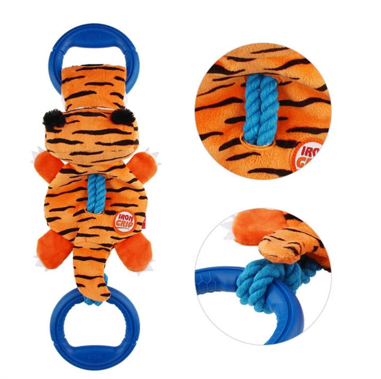 GiGwi Iron Grip - Plush Tug Toy for Dogs - {{product.type}} - PawPawUp