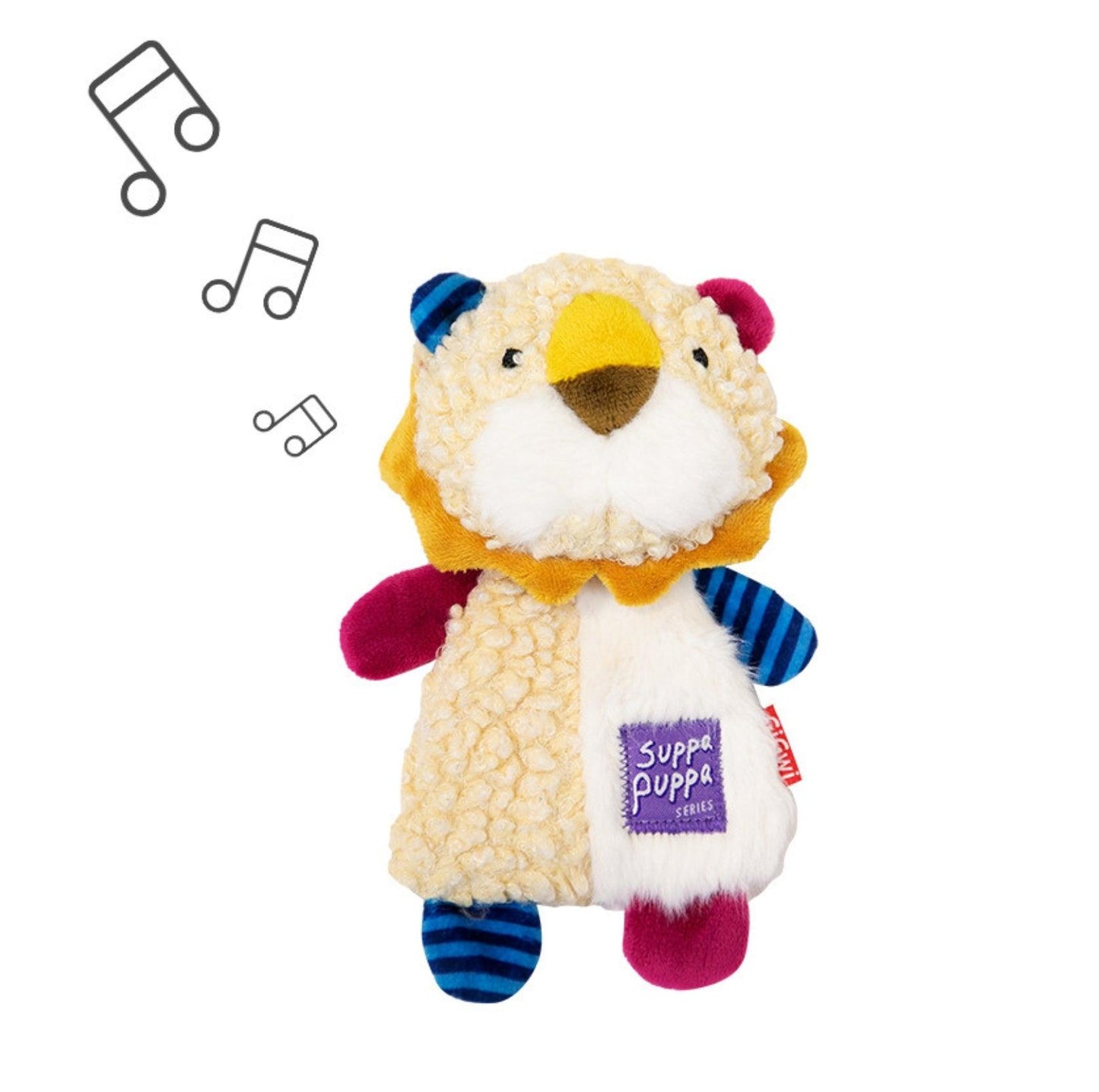 GiGwi Plush Knit - Squeaky and Crackling Interactive Dog Toy - {{product.type}} - PawPawUp