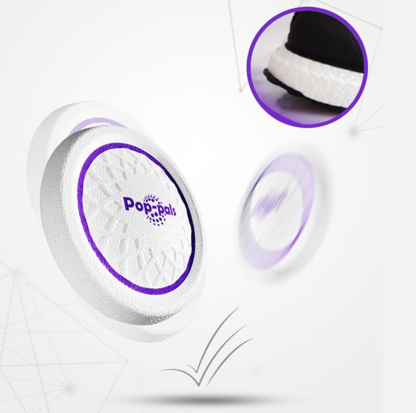 GiGwi Pop-Pals - Everlasting Flying Disc/Ring Dog Toy - {{product.type}} - PawPawUp