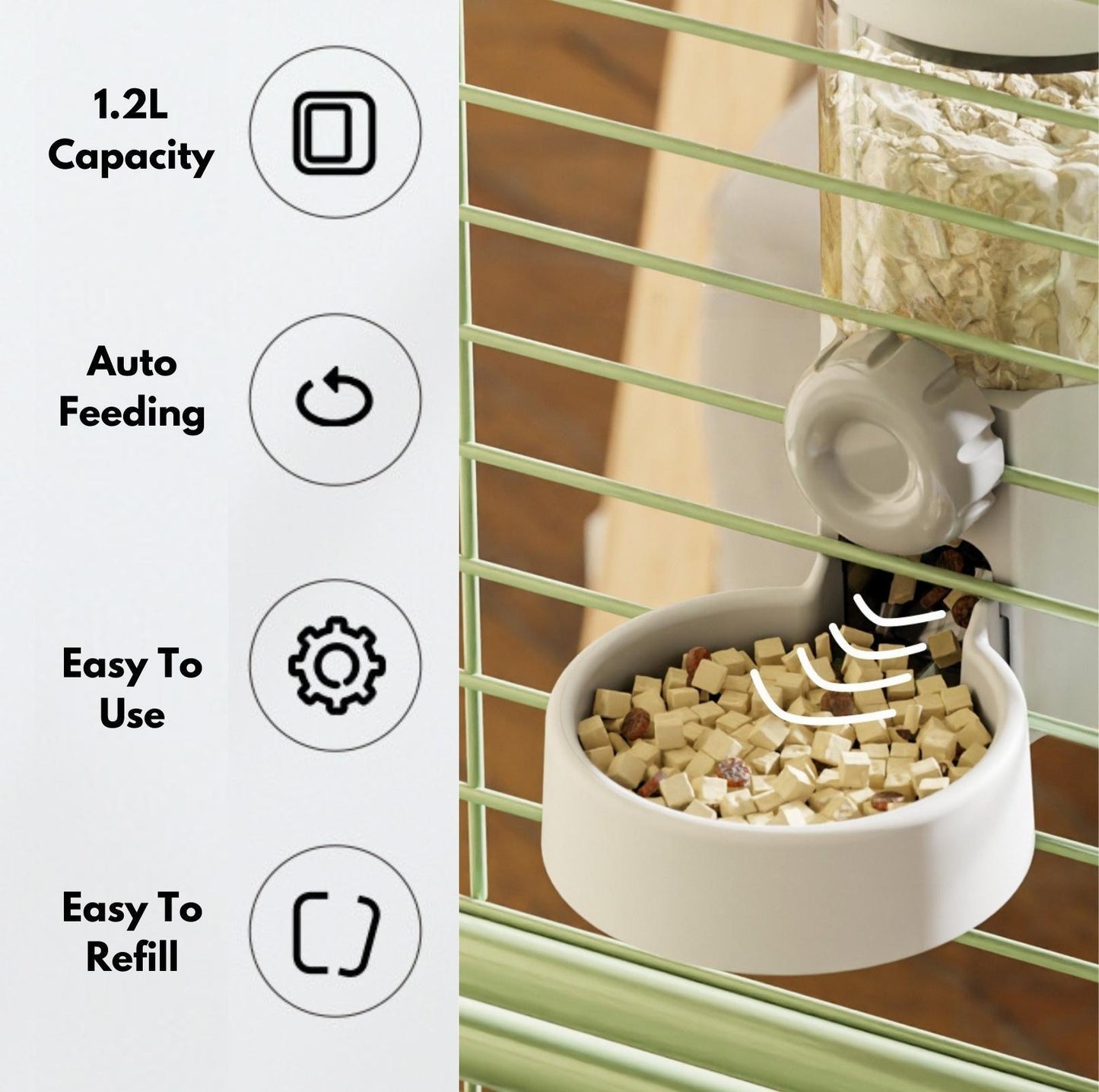 Hangable Large Capacity Pet Water/Food Feeder - {{product.type}} - PawPawUp