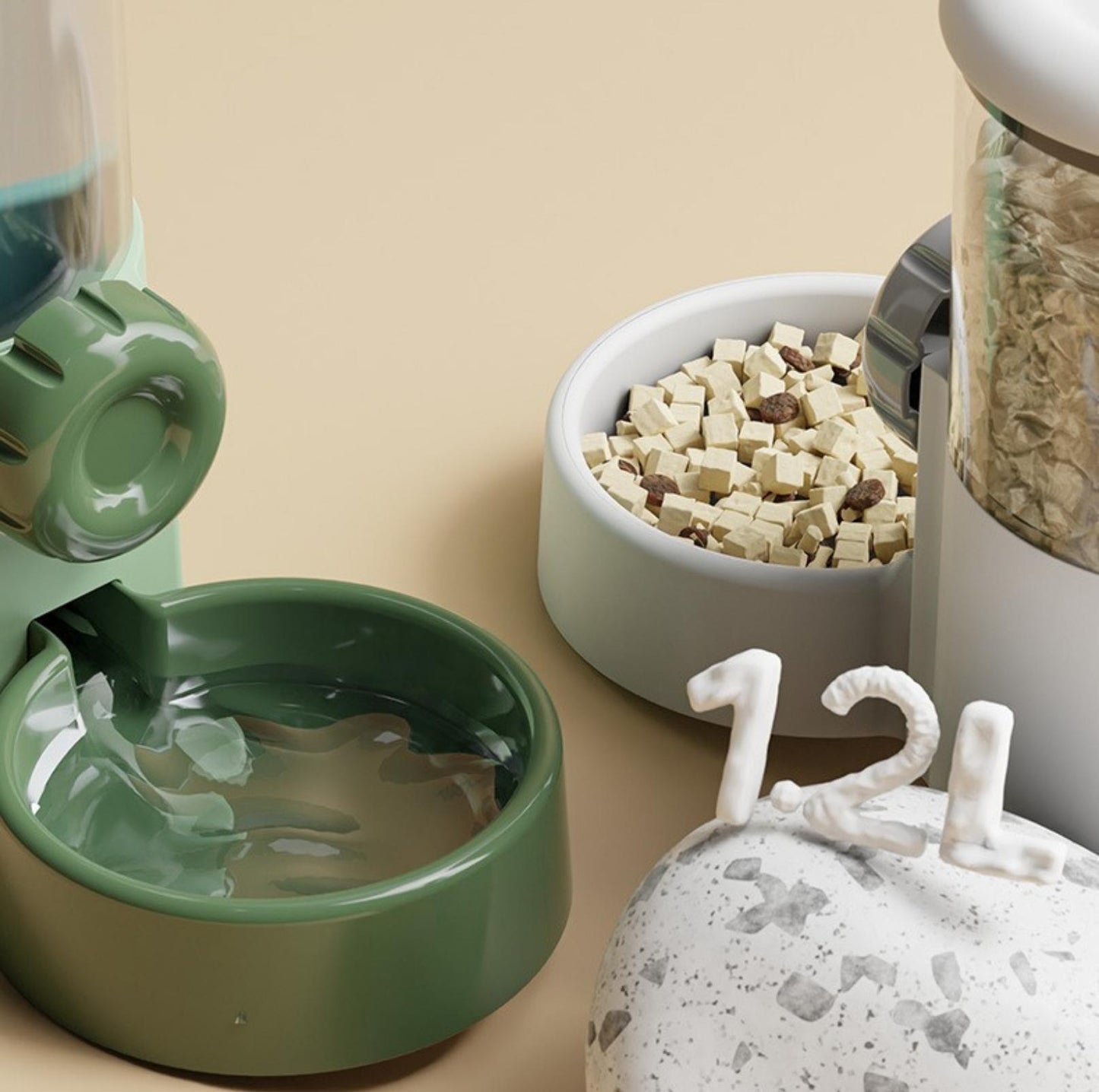 Hangable Large Capacity Pet Water/Food Feeder - {{product.type}} - PawPawUp