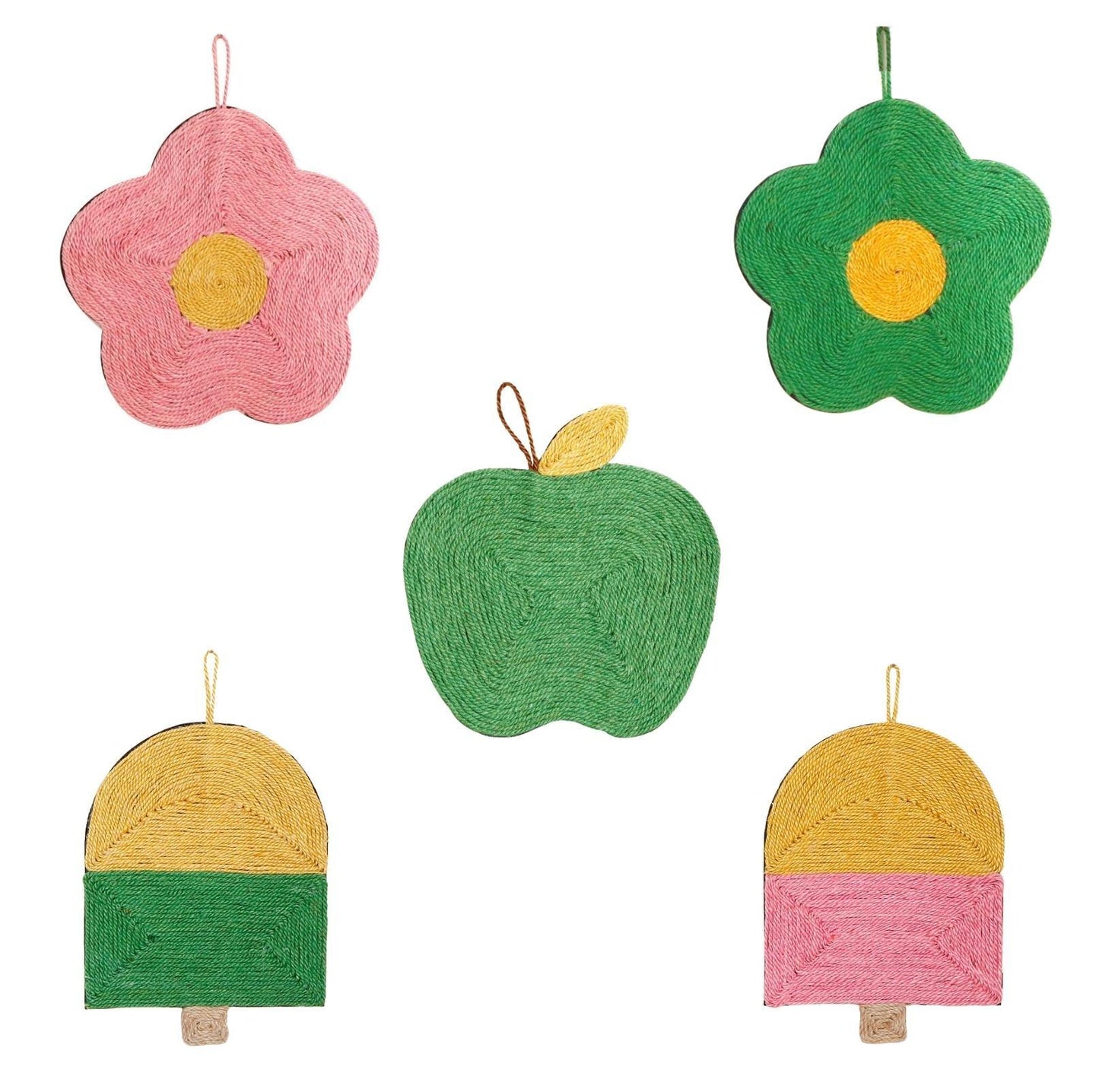 Hangable Sisal Cat Scratcher Cat Scratching Mat Toys - {{product.type}} - PawPawUp