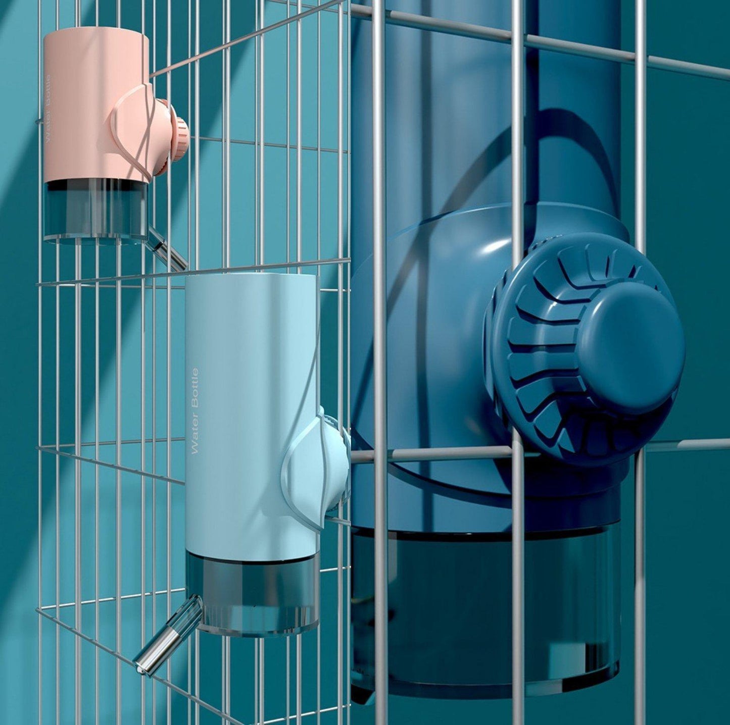 Hanging Pet Water Dispenser - Cage And Kennel Use - {{product.type}} - PawPawUp
