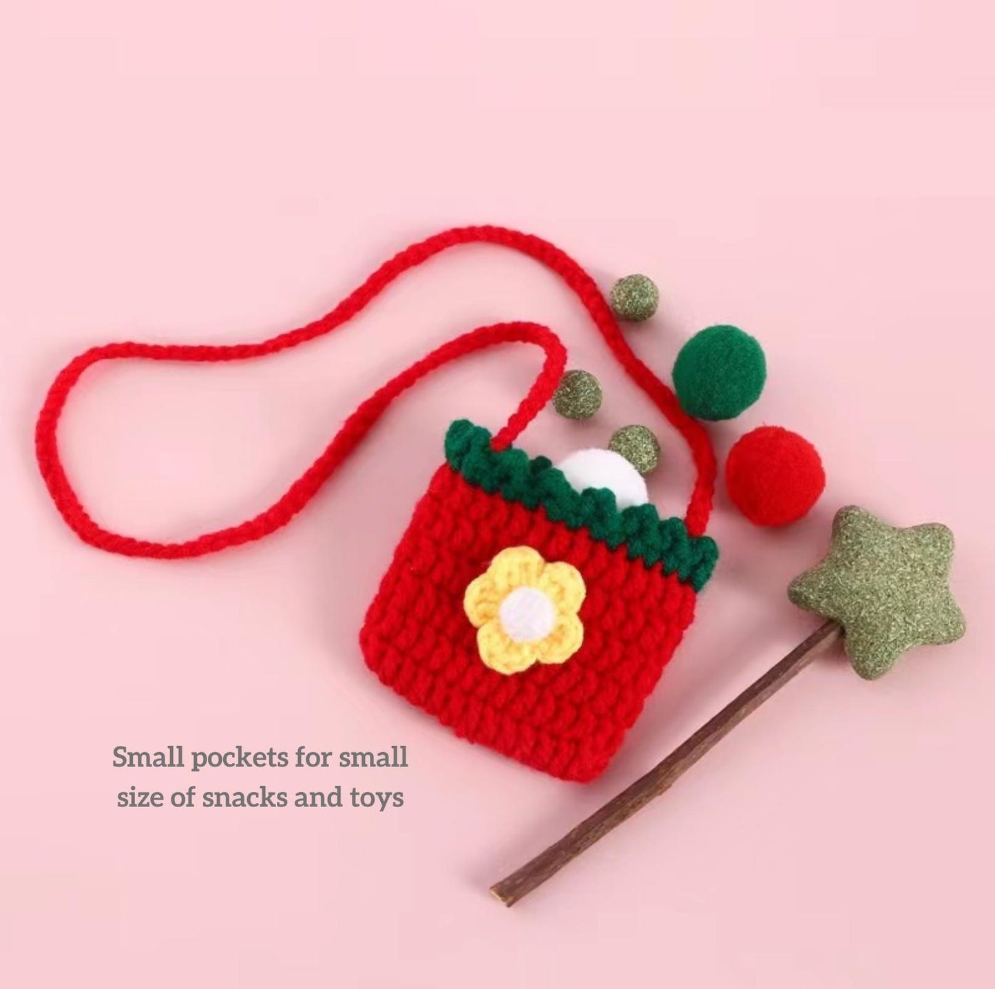 Knitted Cartoon Pet Self-Carrying Pack Style Accessory - {{product.type}} - PawPawUp