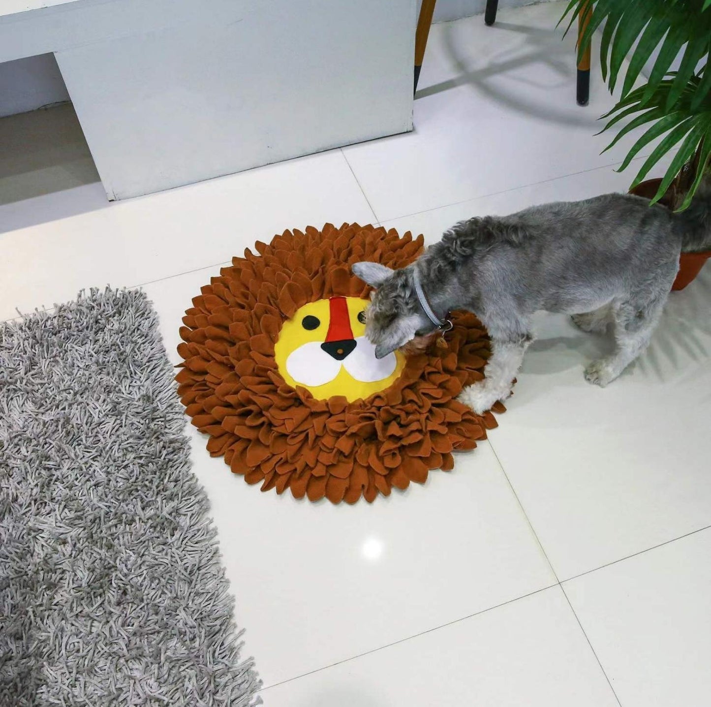 Lion Snuffle Mat - Engaging Snuffle Dog Toys - {{product.type}} - PawPawUp