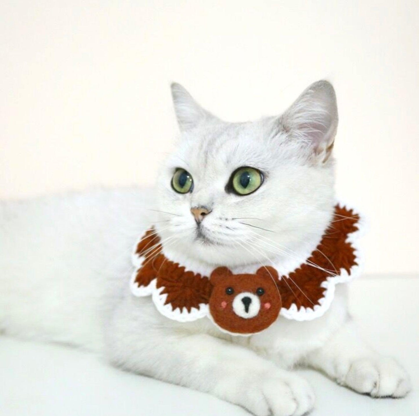 Little Animal Friends Style Knitted Woolen Bibs for Pets - {{product.type}} - PawPawUp