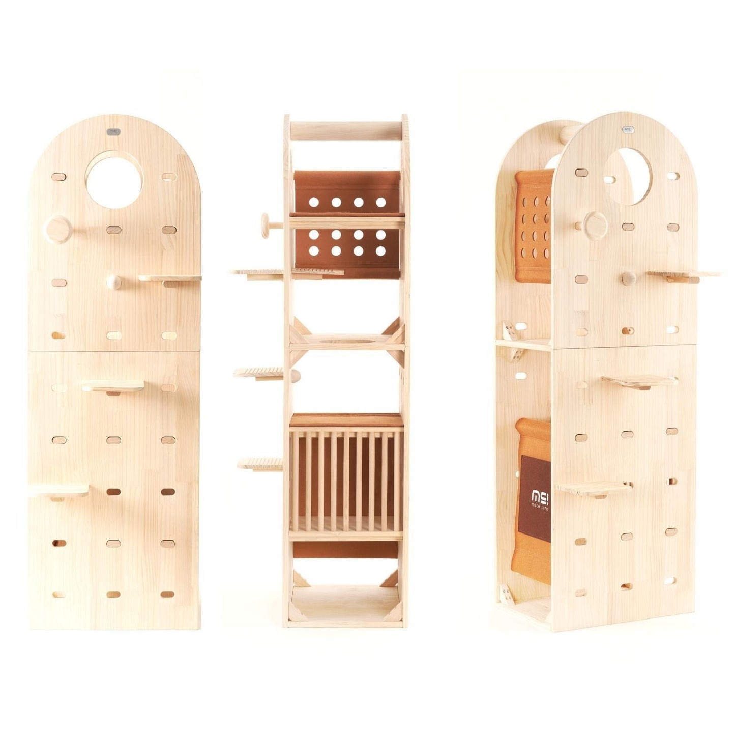 Makesure Luxury Wooden Cat Tree Cat Furniture - {{product.type}} - PawPawUp