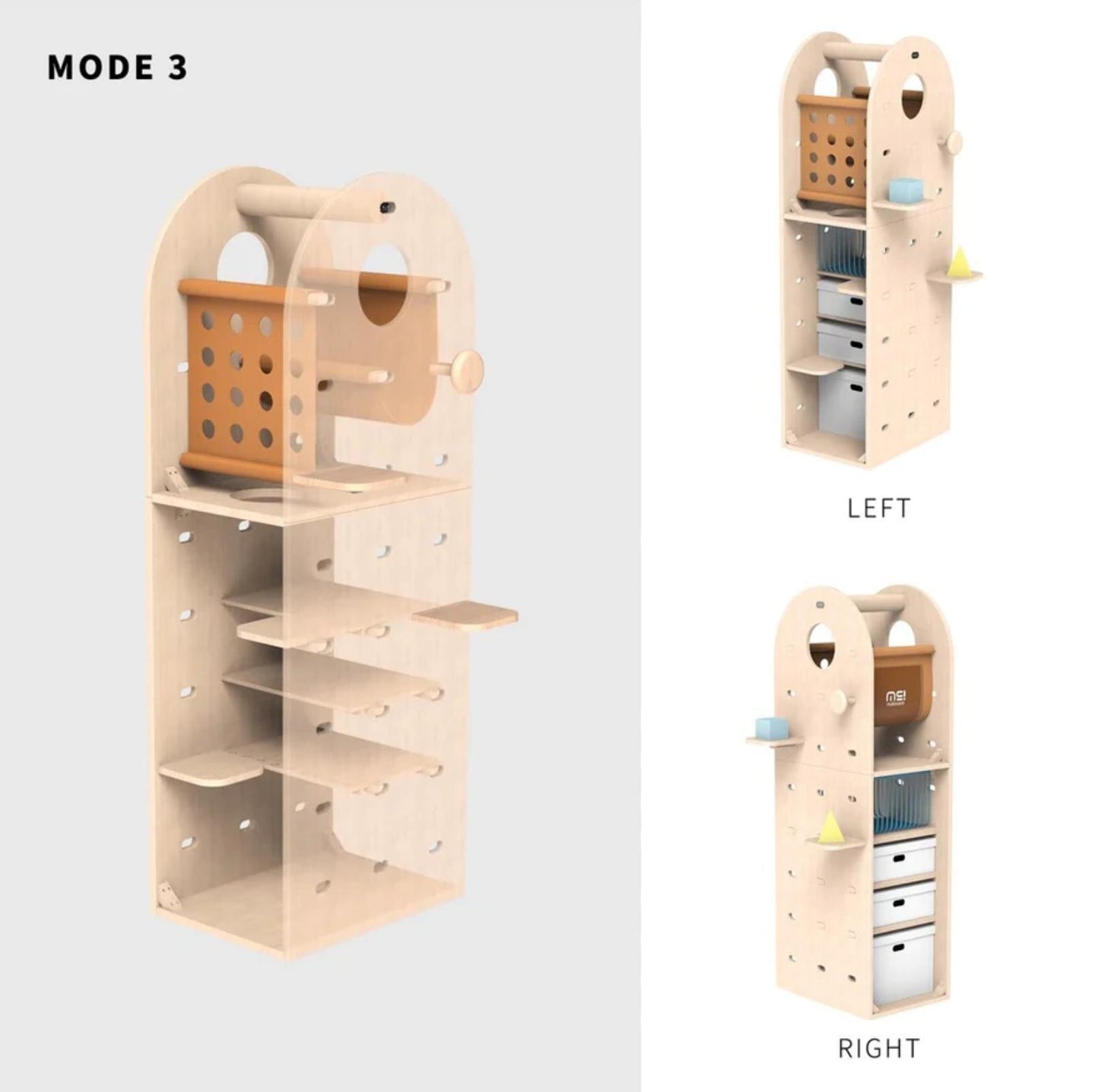 Makesure Luxury Wooden Cat Tree Cat Furniture - {{product.type}} - PawPawUp