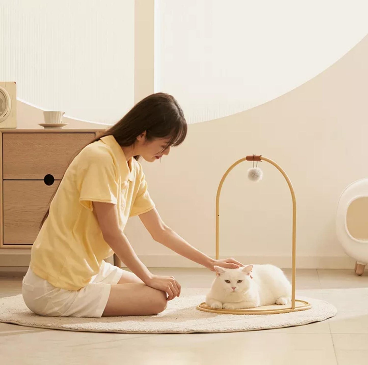 Makesure Multifunctional Cat Scratcher | Sisal Standing Scratching Board - {{product.type}} - PawPawUp