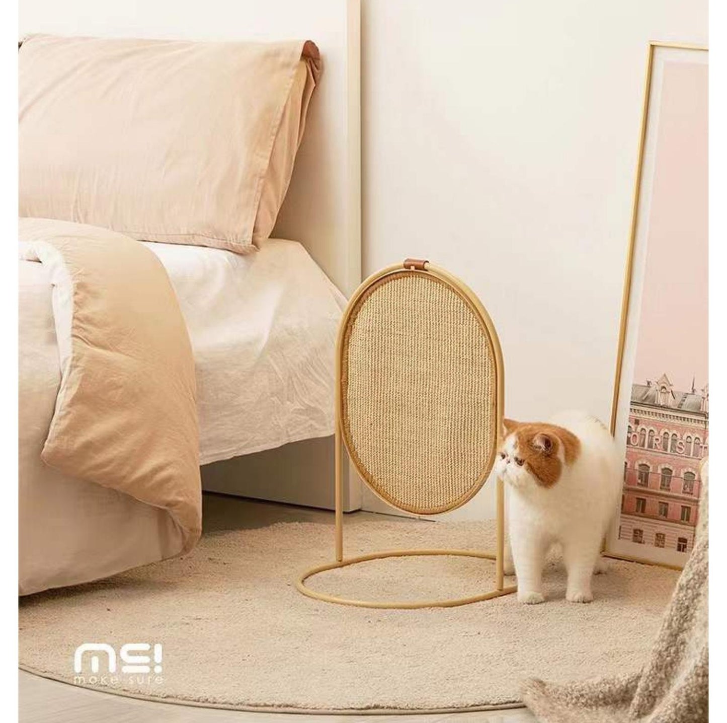Makesure Multifunctional Cat Scratcher | Sisal Standing Scratching Board - {{product.type}} - PawPawUp