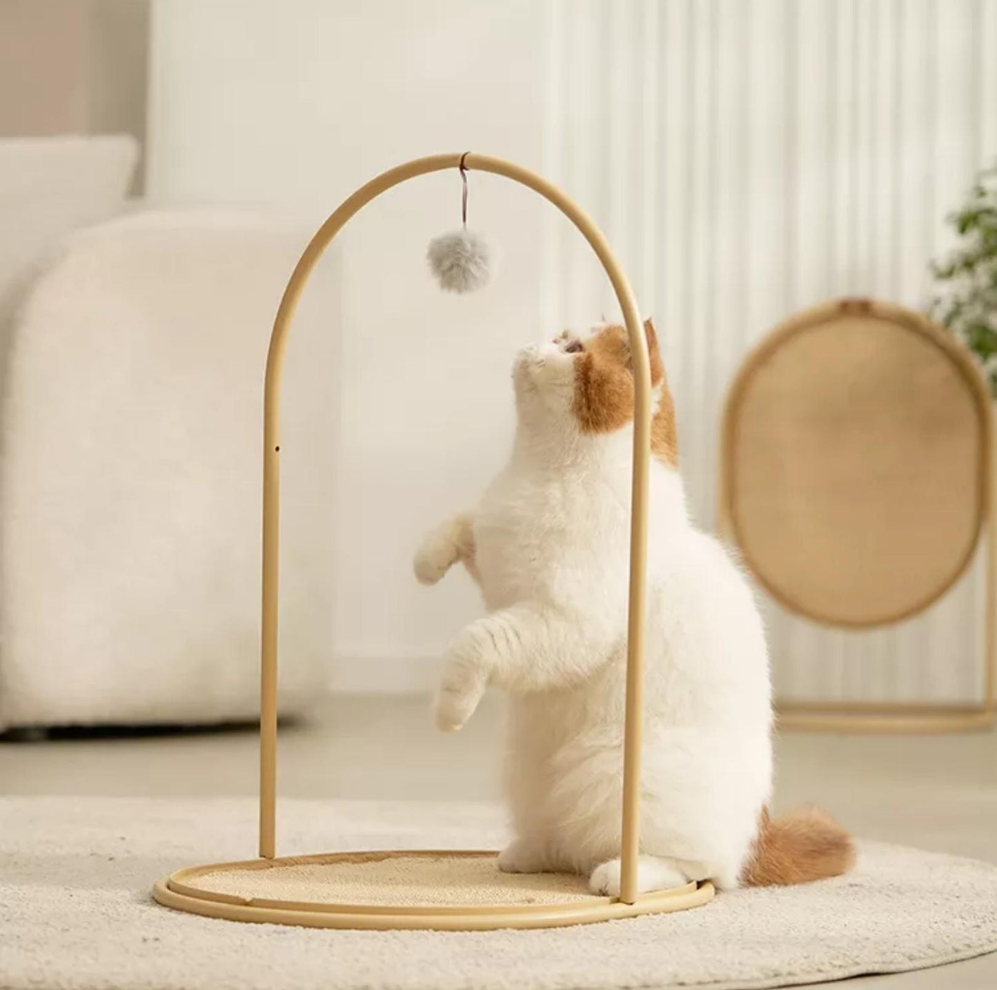 Makesure Multifunctional Cat Scratcher | Sisal Standing Scratching Board - {{product.type}} - PawPawUp