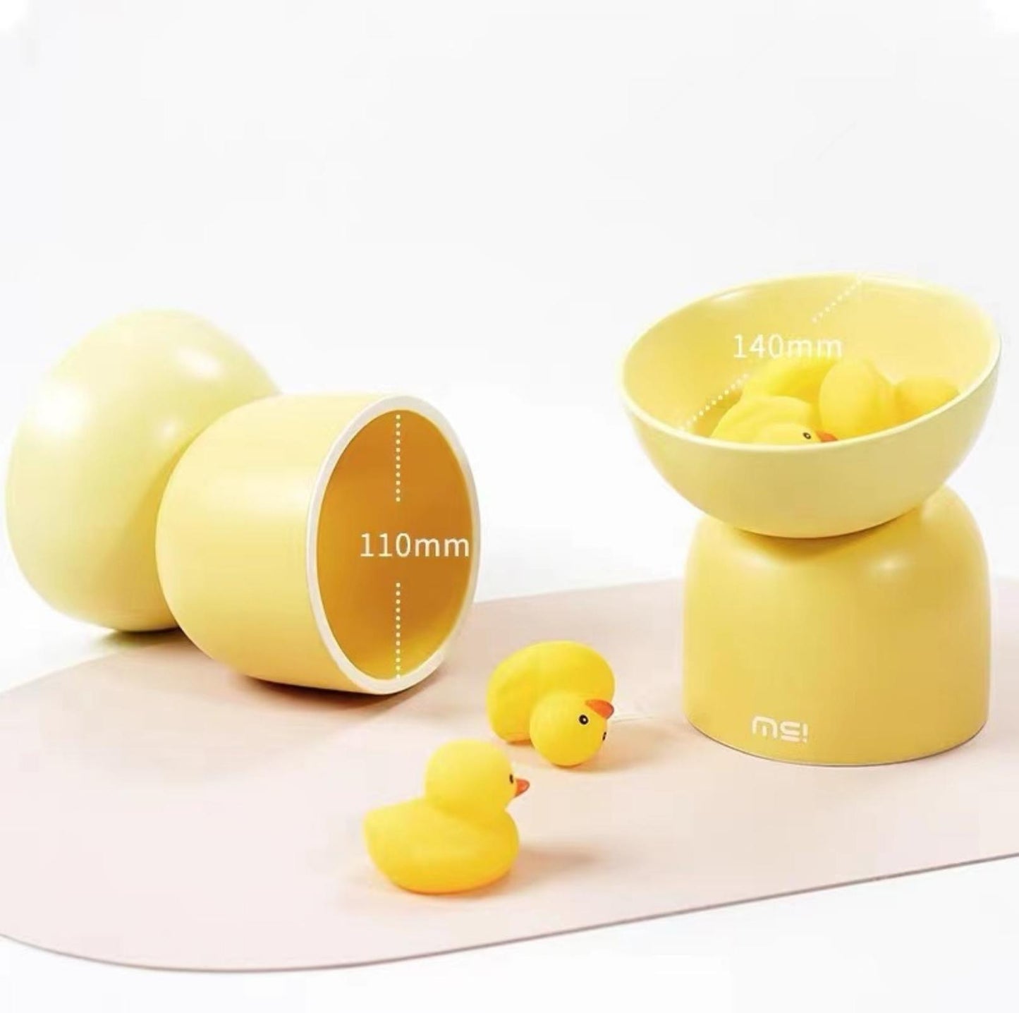 Makesure Sugar Bean Ceramic Double Pet Bowls For Cat and Small Dogs - {{product.type}} - PawPawUp