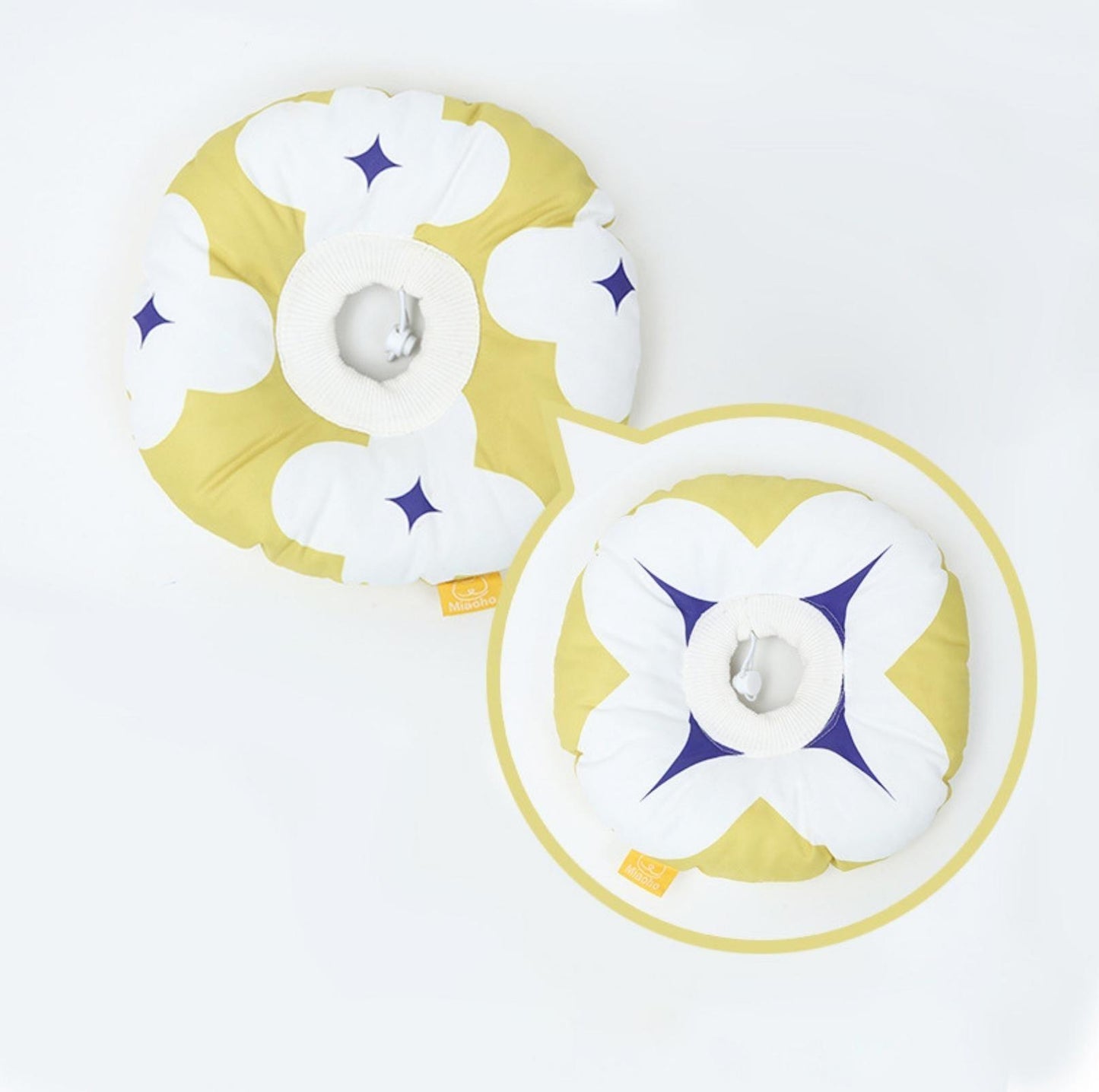 Miaoho Flower Pattern Water-Proof Pet Recovery Collar - {{product.type}} - PawPawUp