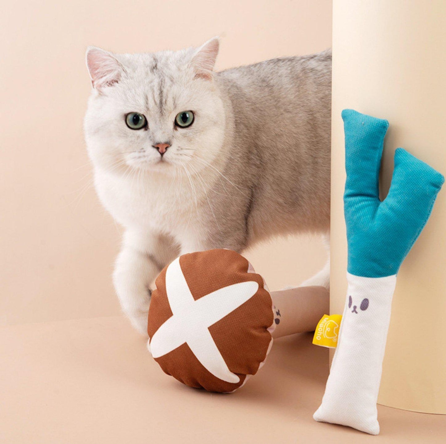 Miaoho Mushroom Shaped Catnip Cat Toys - {{product.type}} - PawPawUp