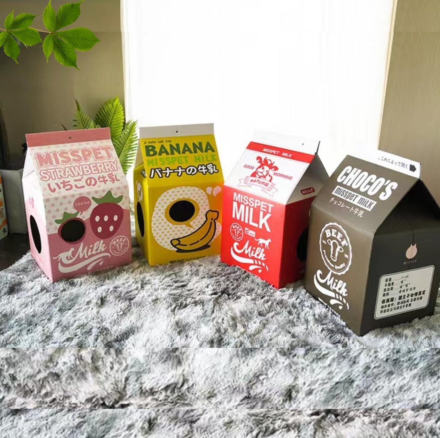 Misspet Milk Box | Cat Scratcher and Nest - {{product.type}} - PawPawUp