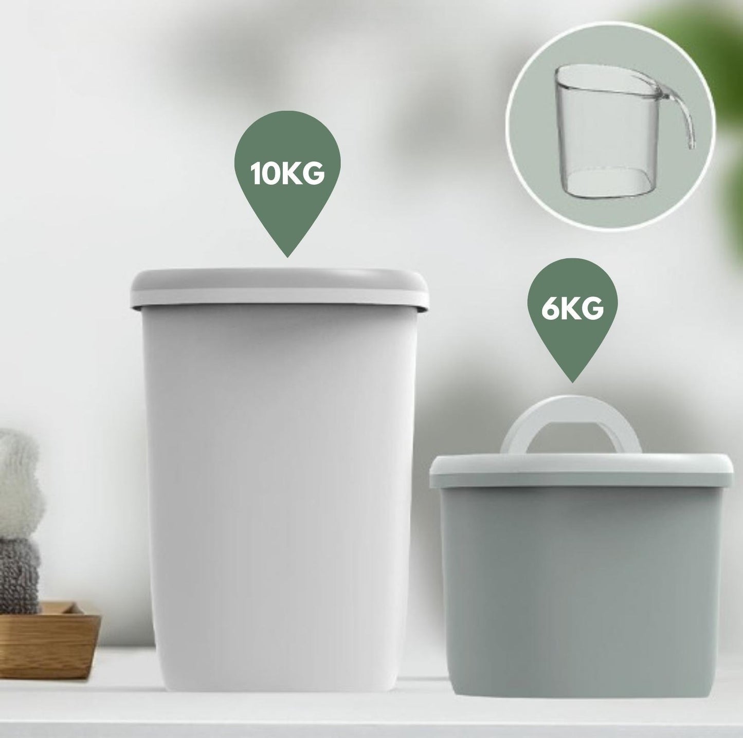 Mousse Pet Food Container Food Storage - {{product.type}} - PawPawUp
