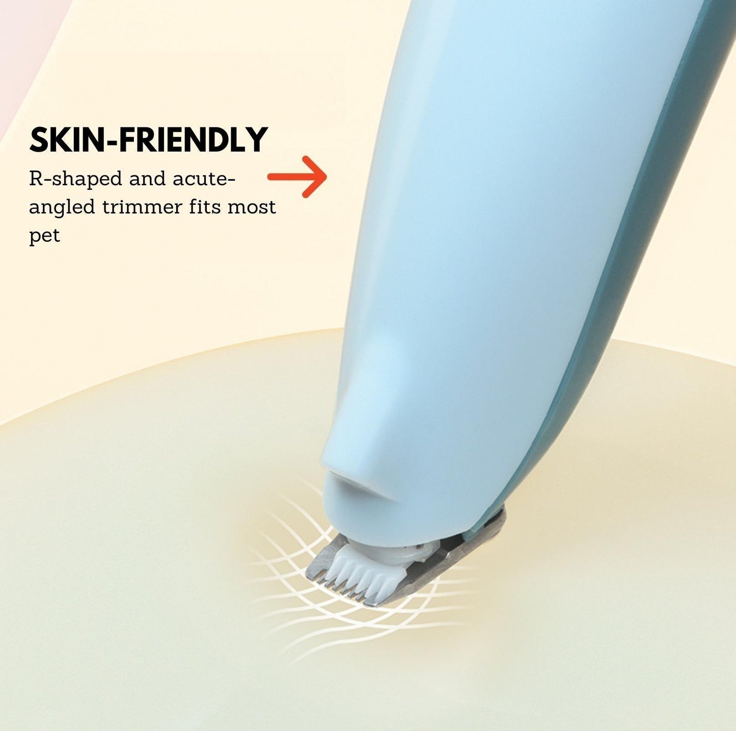 Pakeway Quiet Electric Pet Hair Trimmer With Light And USB Power Charge - {{product.type}} - PawPawUp